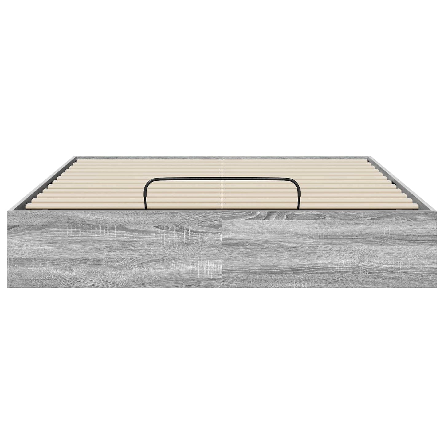 Ottoman Bedframe met opslag Grijze Sonoma 193 x 140 x 25 cm is nu te koop bij PeponiXL, paradijselijk wonen!