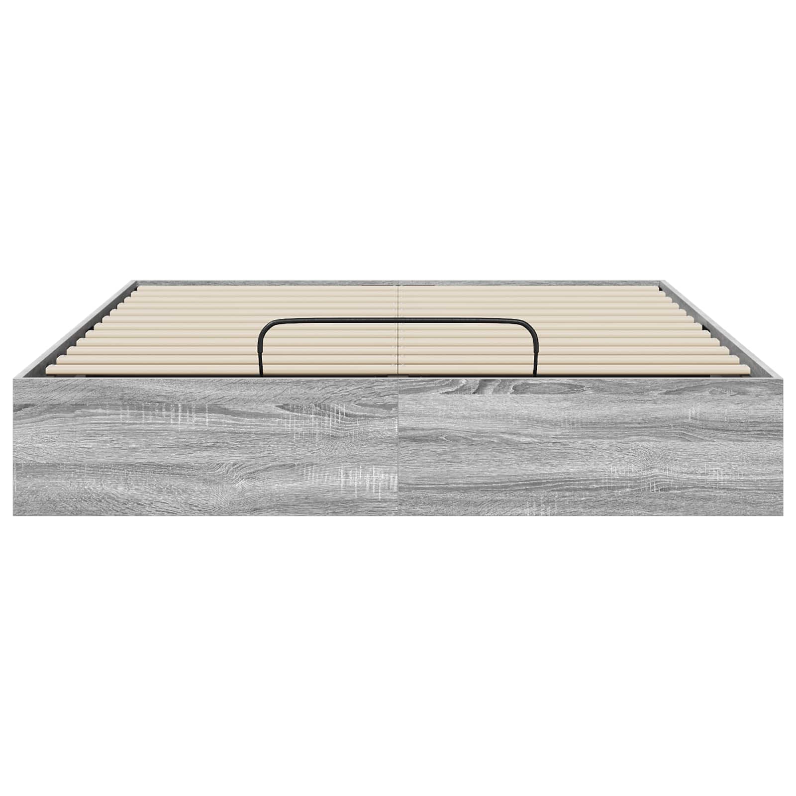 Ottoman Bedframe met opslag Grijze Sonoma 193 x 135 x 25 cm is nu te koop bij PeponiXL, paradijselijk wonen!