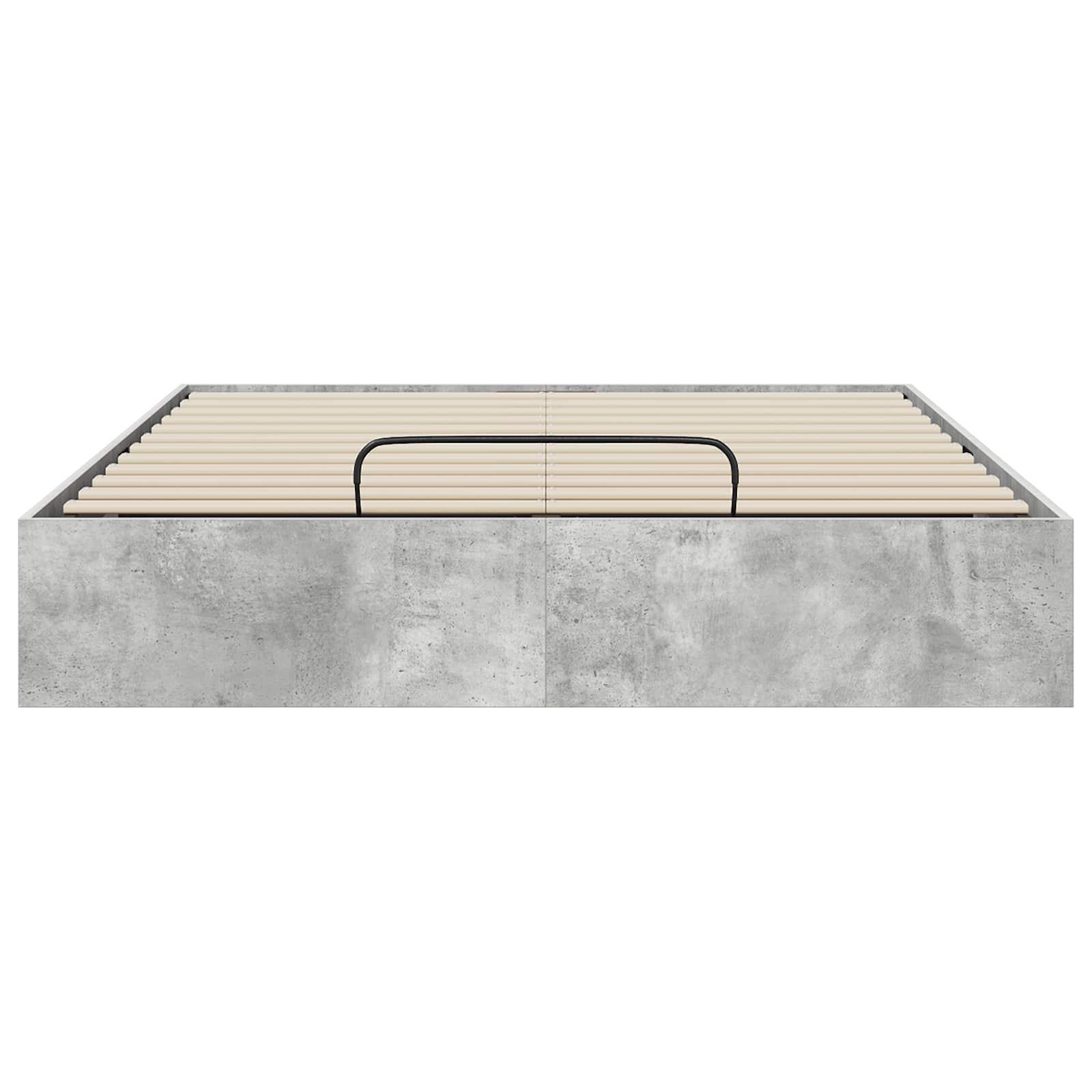 Ottoman Bedframe Beton Grijs 120 x 190 cm Geconstrueerd hout is nu te koop bij PeponiXL, paradijselijk wonen!