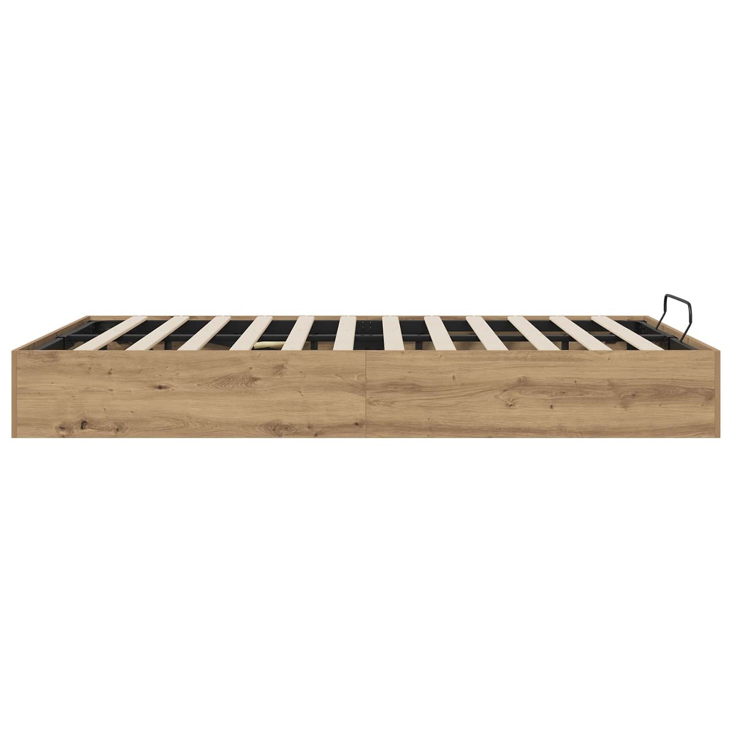 Ottoman Bedframe Artisan Eik 120 x 190 cm Geconstrueerd hout is nu te koop bij PeponiXL, paradijselijk wonen!