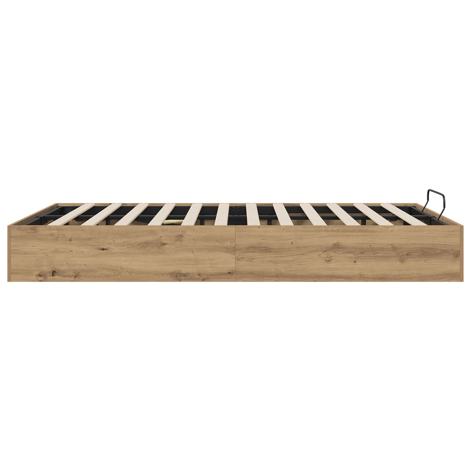 Ottoman Bedframe Artisan Eik 120 x 190 cm Geconstrueerd hout is nu te koop bij PeponiXL, paradijselijk wonen!