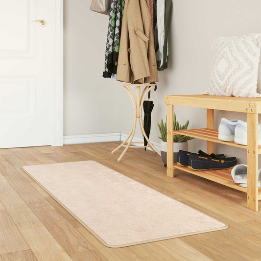 Vloerkleedloper Effen MARSA Crème 50 x 100 cm Polyester en PVC is nu te koop bij PeponiXL, paradijselijk wonen!