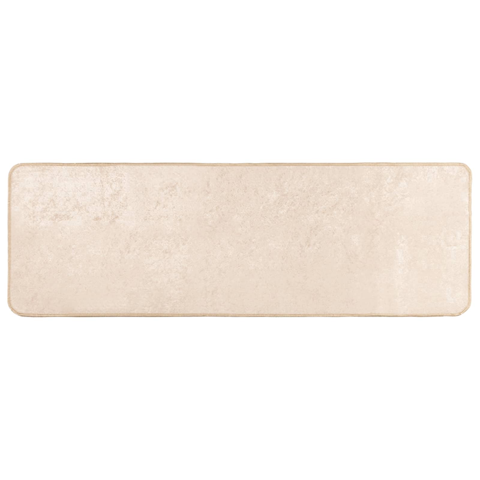 Vloerkleedloper Effen MARSA Crème 50 x 100 cm Polyester en PVC is nu te koop bij PeponiXL, paradijselijk wonen!