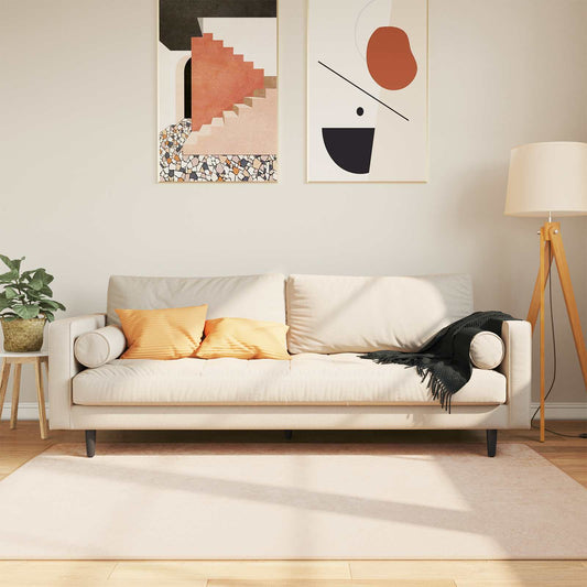 Vloerkleedloper MARSA Crème 120 x 170 cm Polyester en PVC is nu te koop bij PeponiXL, paradijselijk wonen!