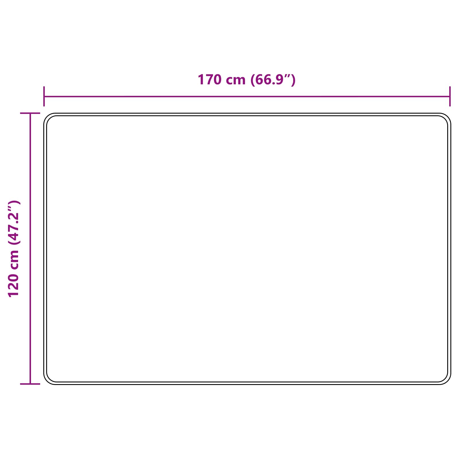 Vloerkleedloper MARSA Crème 170 x 120 cm Polyester en PVC is nu te koop bij PeponiXL, paradijselijk wonen!