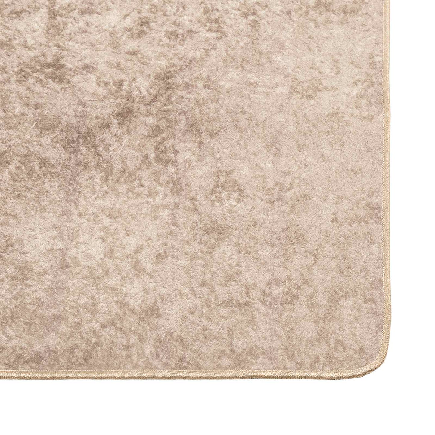 Vloerkleedloper MARSA Beige 100 x 100 cm Polyester en PVC is nu te koop bij PeponiXL, paradijselijk wonen!