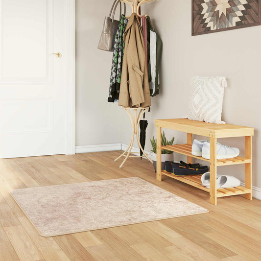 Vloerkleedloper MARSA Beige 100 x 100 cm Polyester en PVC is nu te koop bij PeponiXL, paradijselijk wonen!