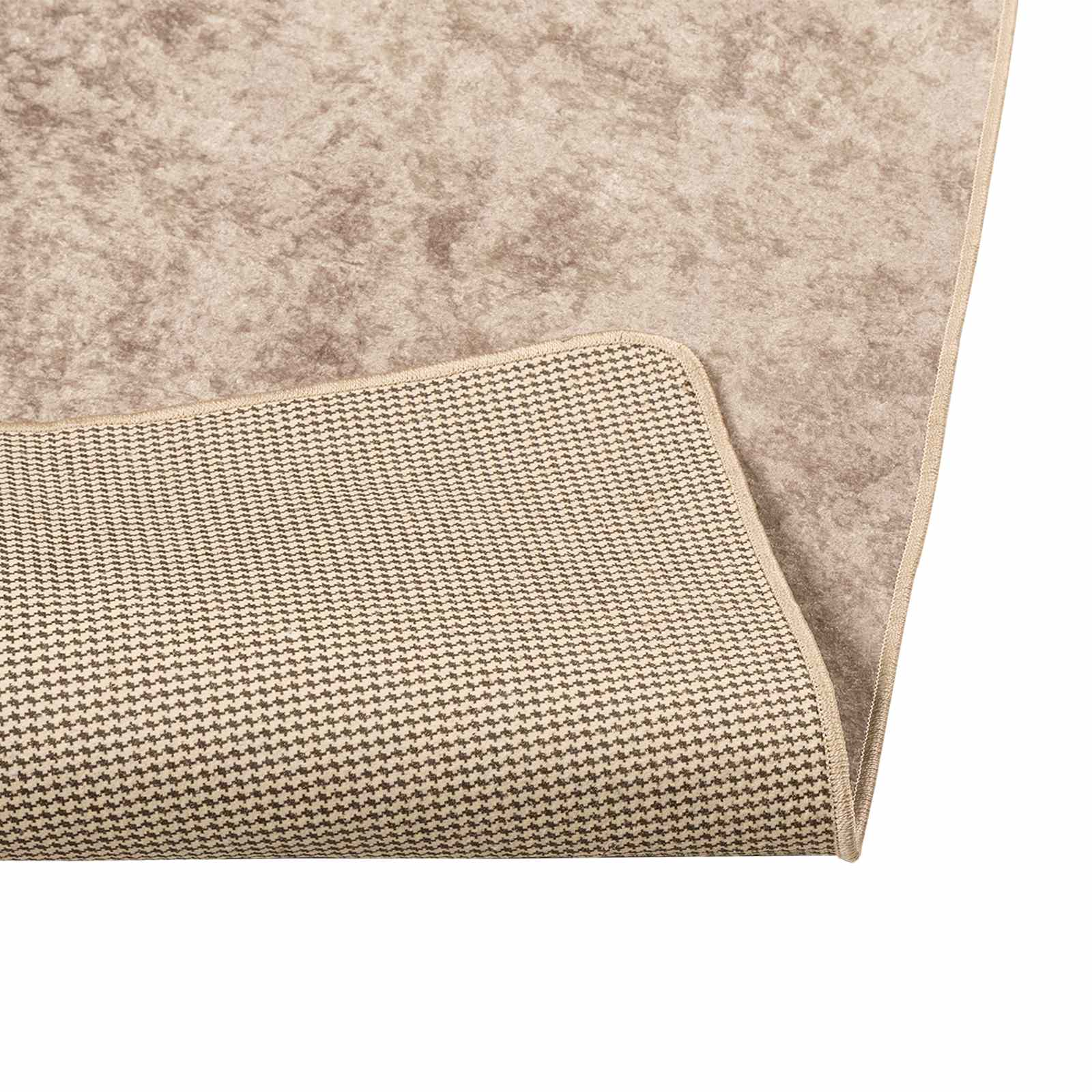 Vloerkleedloper MARSA Beige 100 x 400 cm Polyester en PVC is nu te koop bij PeponiXL, paradijselijk wonen!