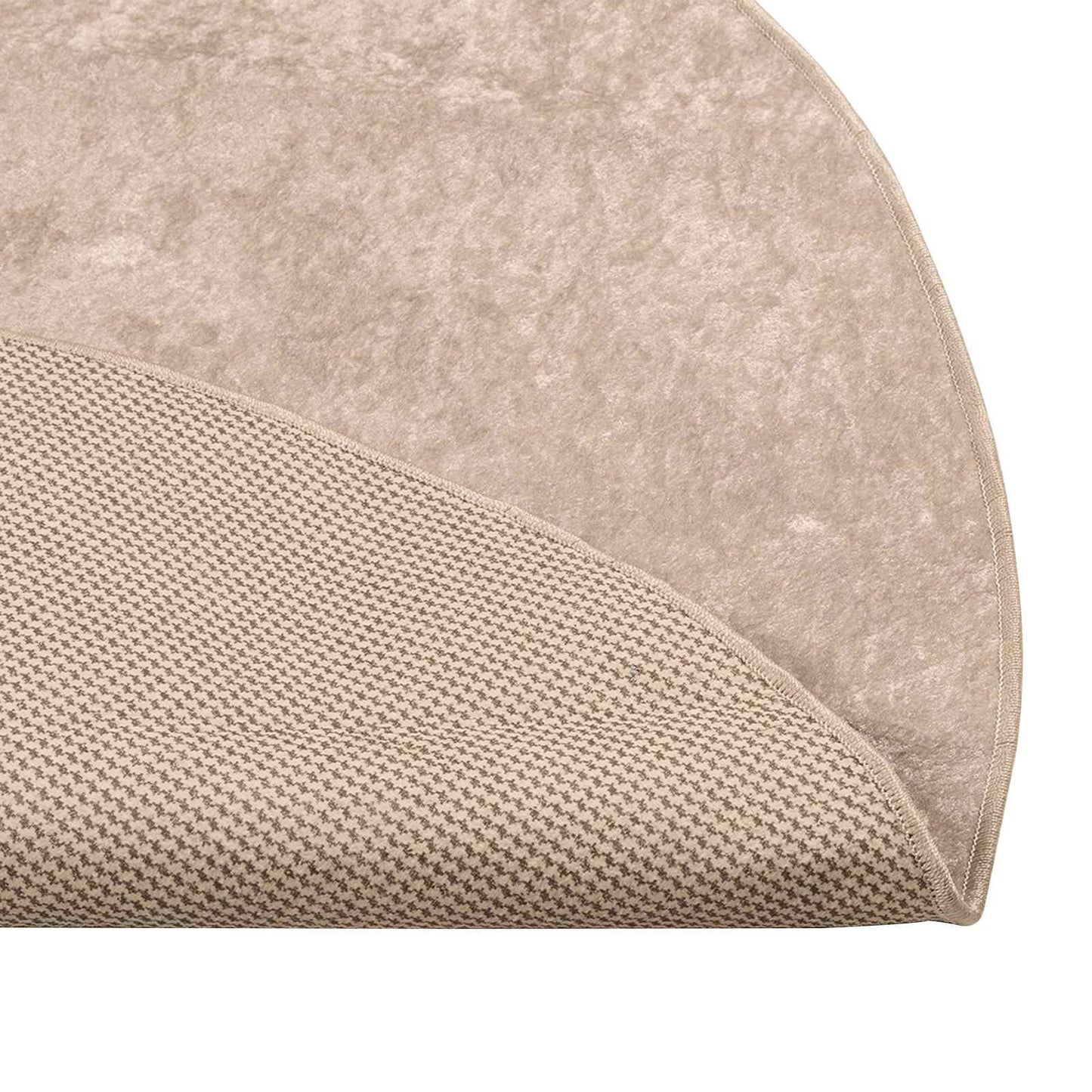 Vloerkleedloper MARSA Beige 120 x 120 cm Polyester en PVC is nu te koop bij PeponiXL, paradijselijk wonen!