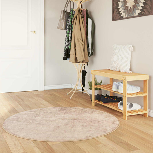 Vloerkleedloper MARSA Beige 120 x 120 cm Polyester en PVC is nu te koop bij PeponiXL, paradijselijk wonen!