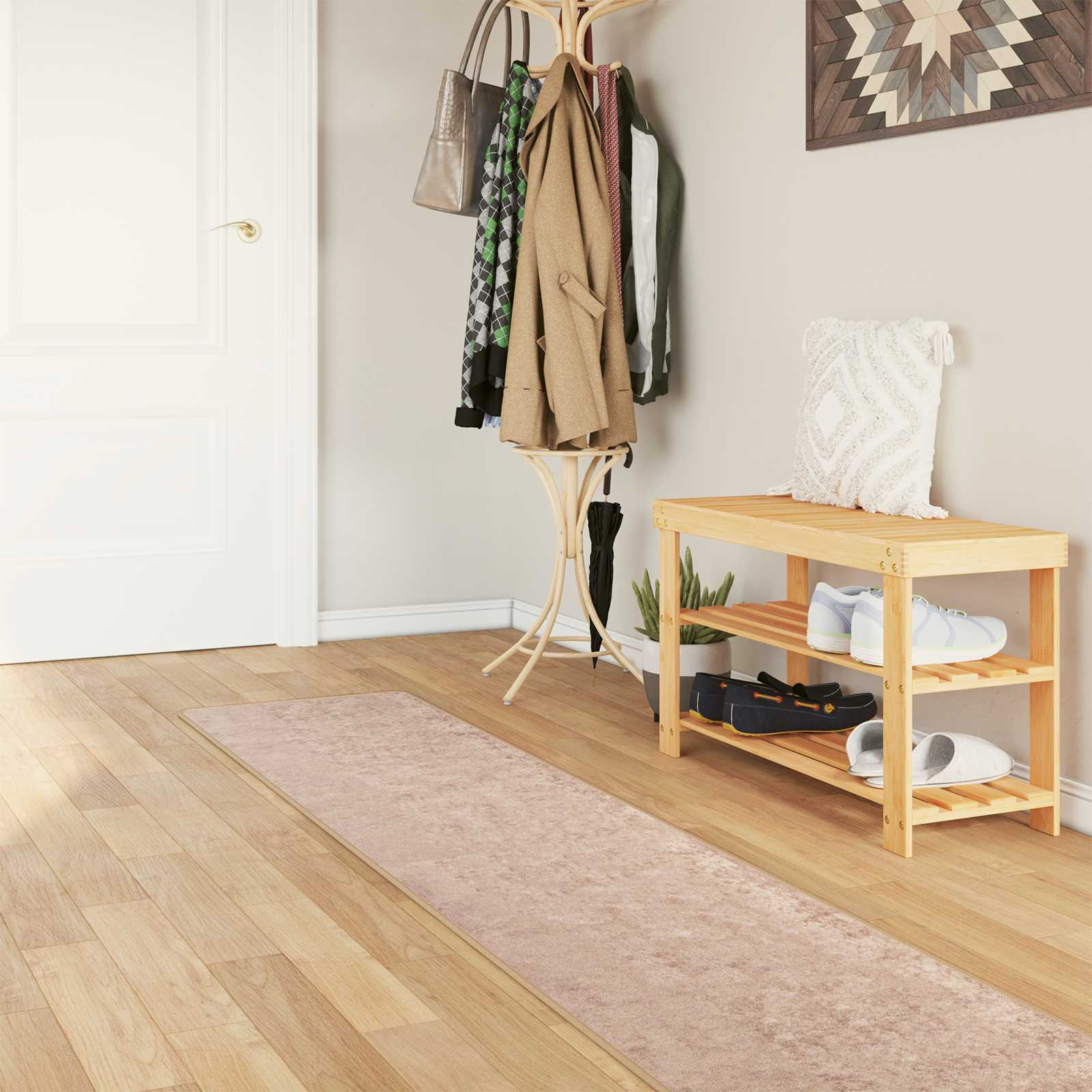 Vloerkleedloper MARSA Zand 50 x 250 cm Polyester en PVC is nu te koop bij PeponiXL, paradijselijk wonen!