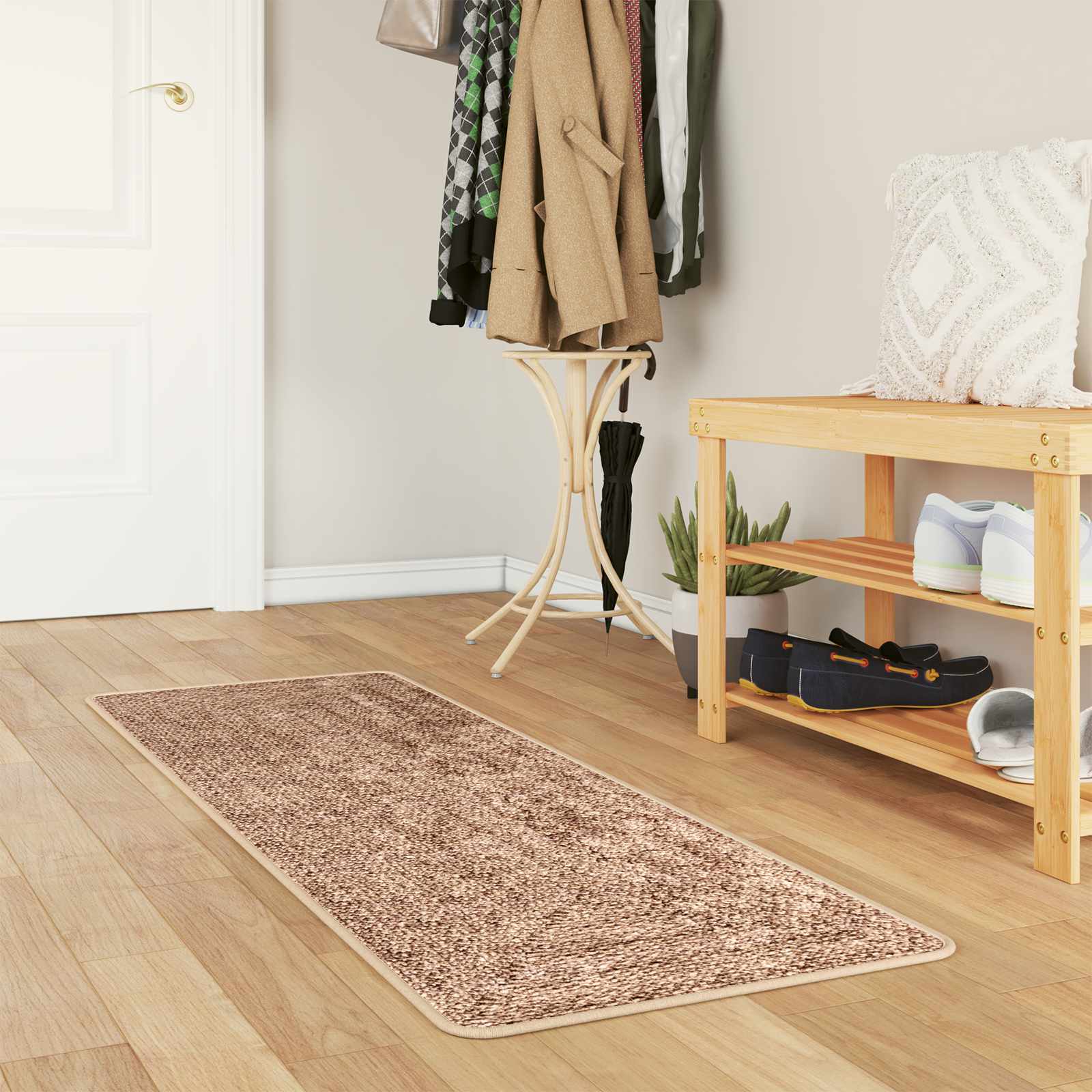 Vloerkleedloper MARSA Geel 50 x 100 cm Polyester en PVC is nu te koop bij PeponiXL, paradijselijk wonen!