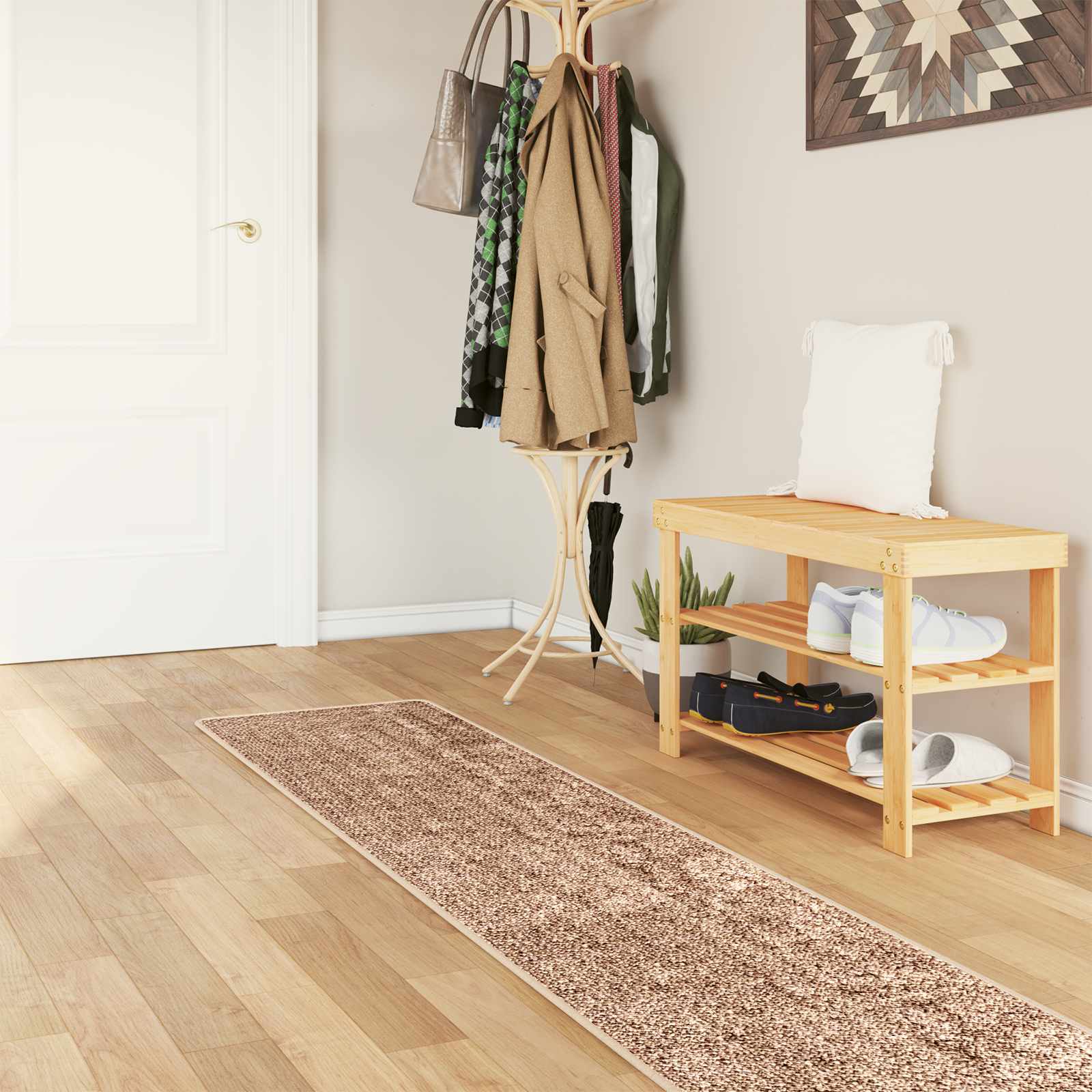 Vloerkleedloper MARSA Geel 50 x 250 cm Polyester en PVC is nu te koop bij PeponiXL, paradijselijk wonen!