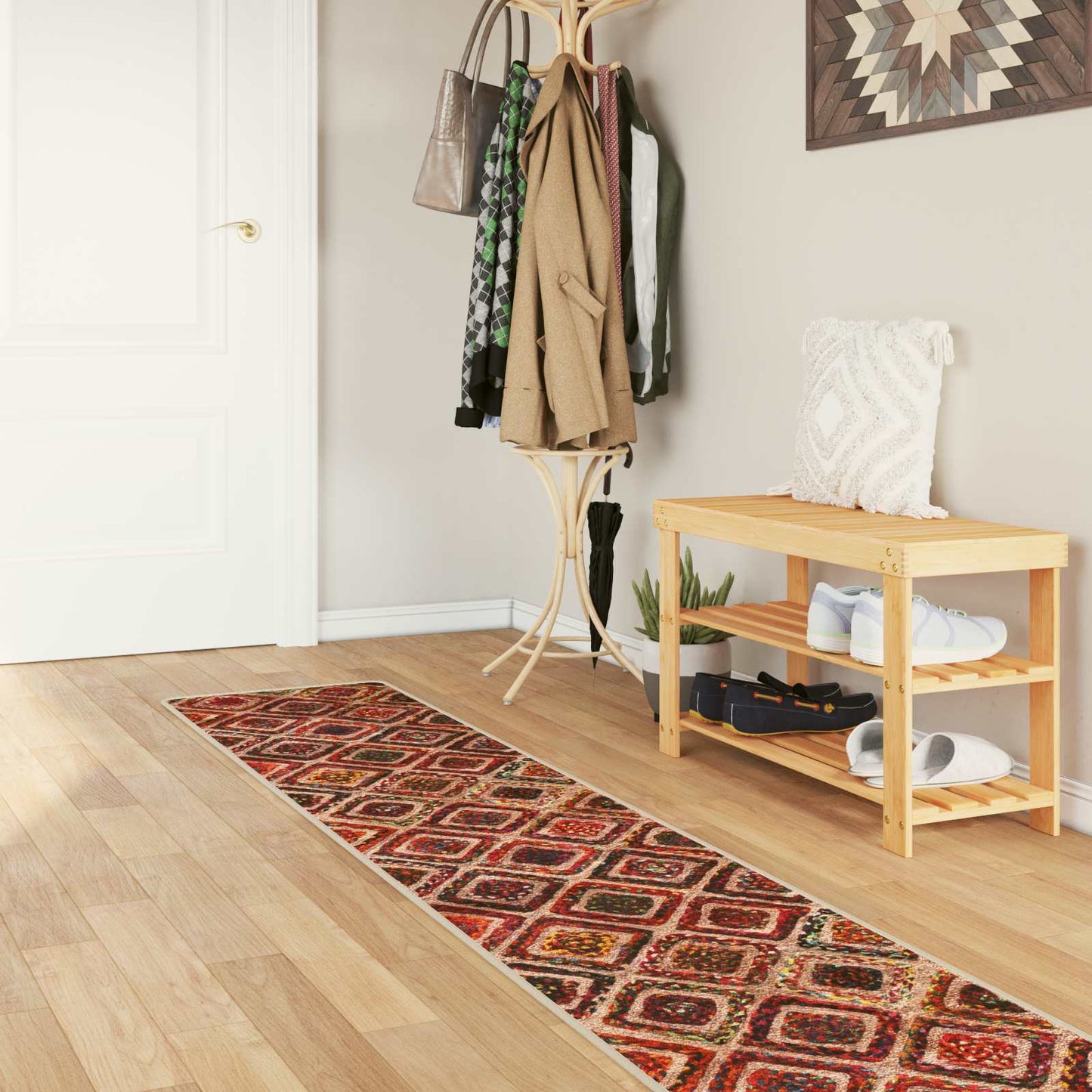 Vloerkleedloper MARSA Multikleur 50 x 300 cm Polyester en PVC is nu te koop bij PeponiXL, paradijselijk wonen!