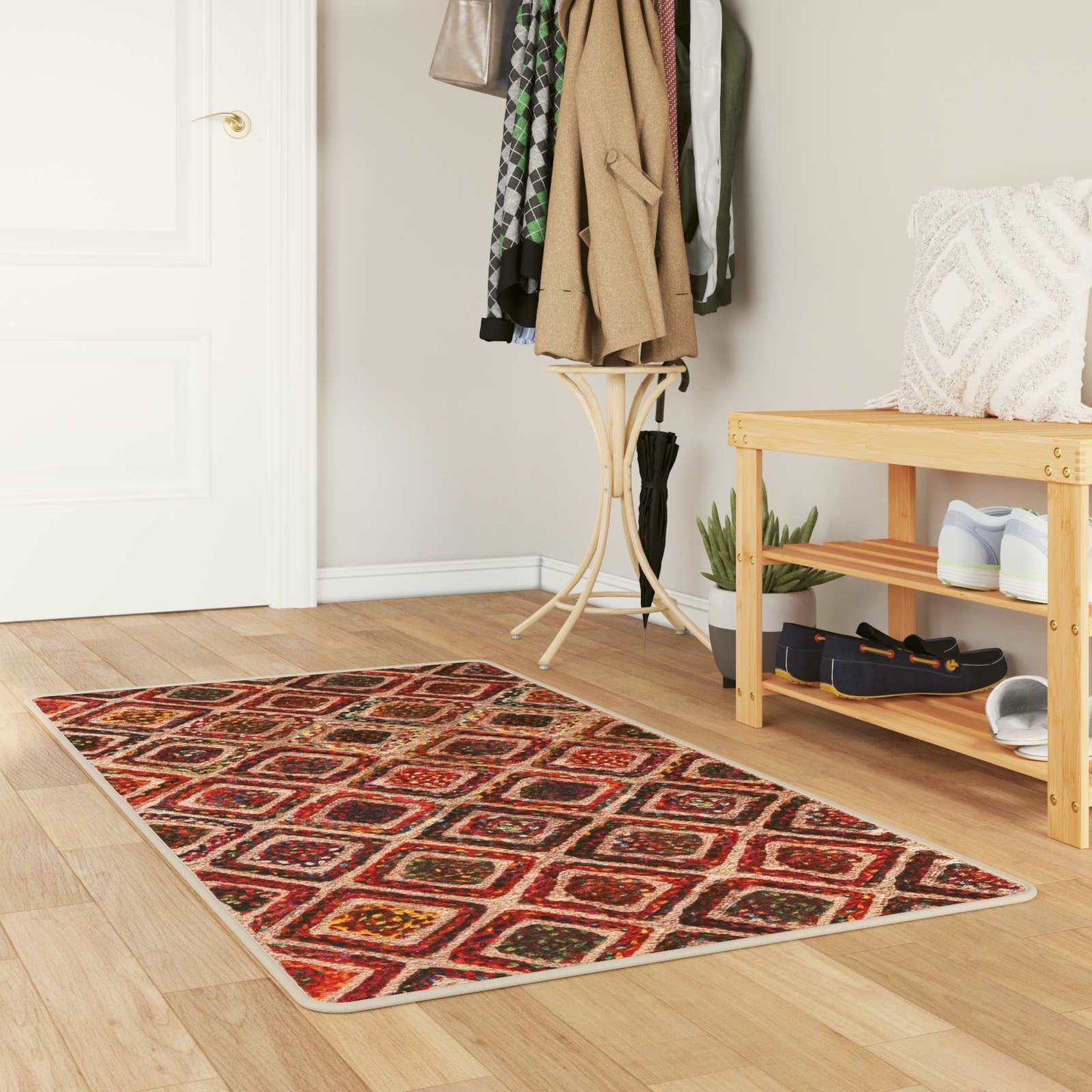 Vloerkleedloper MARSA Multikleur 80 x 200 cm Polyester en PVC is nu te koop bij PeponiXL, paradijselijk wonen!