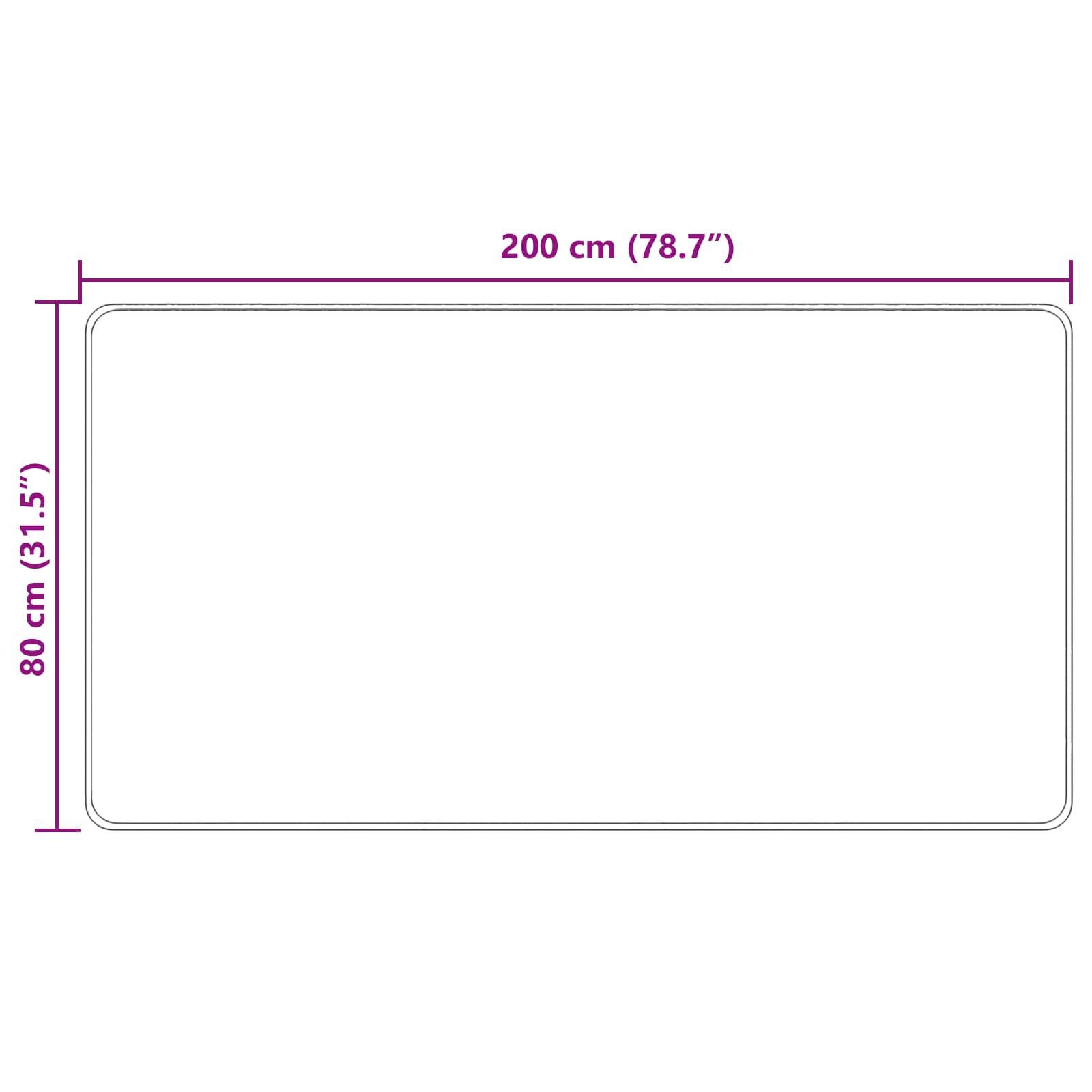 Vloerkleedloper MARSA Multikleur 80 x 200 cm Polyester en PVC is nu te koop bij PeponiXL, paradijselijk wonen!