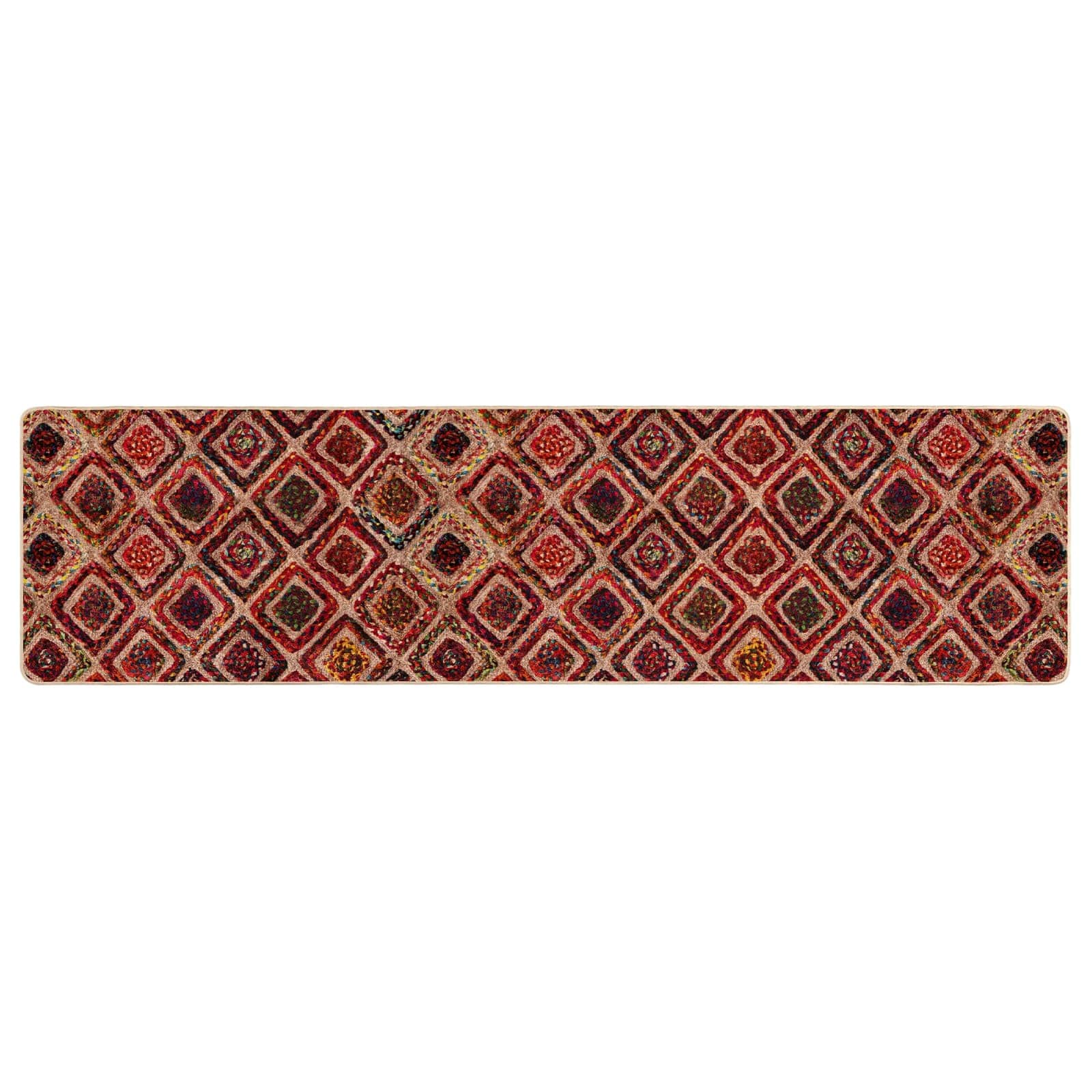 Vloerkleedloper MARSA Multikleur 80 x 250 cm Polyester en PVC is nu te koop bij PeponiXL, paradijselijk wonen!