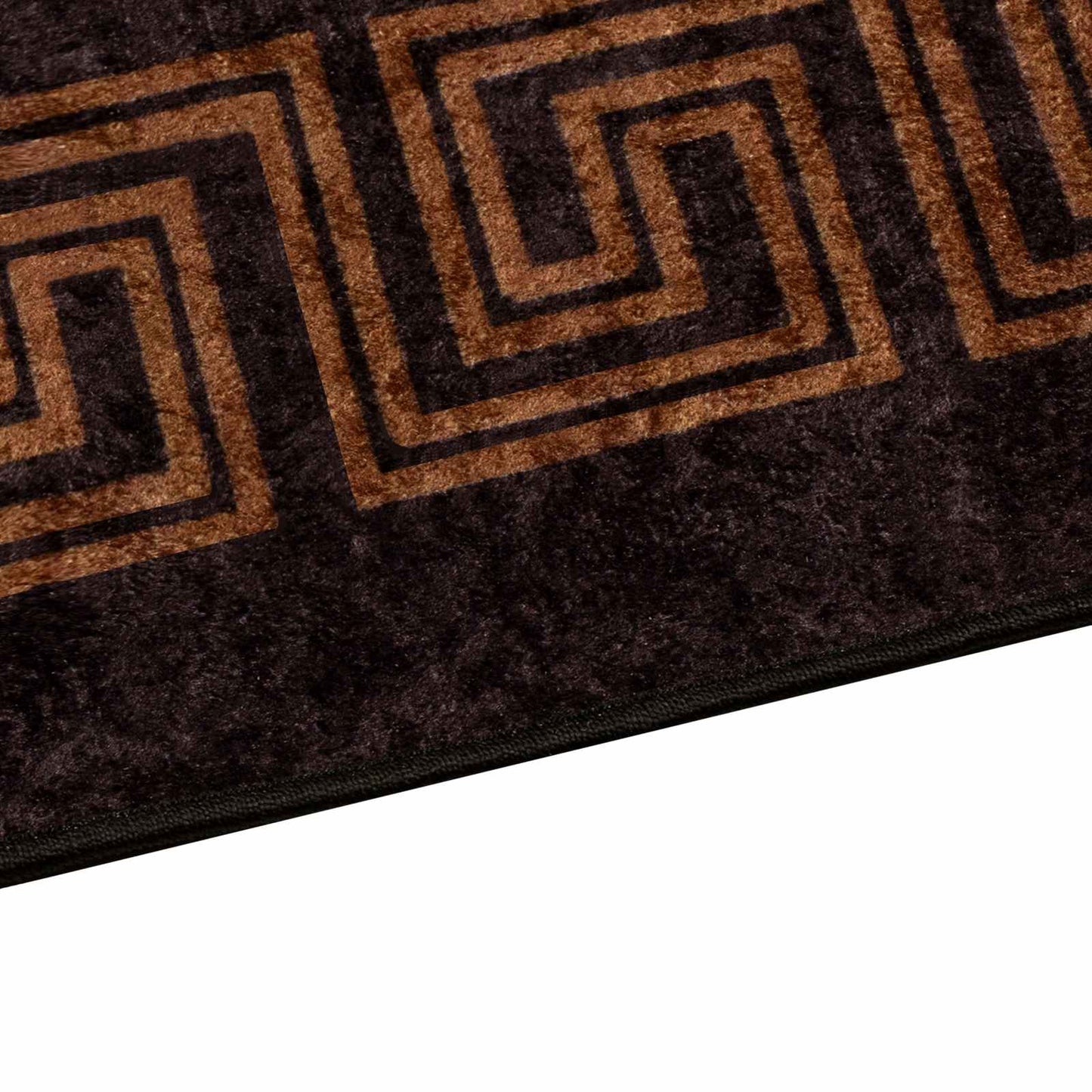 Vloerkleedloper MARSA Zwart 50 x 250 cm Polyester en PVC is nu te koop bij PeponiXL, paradijselijk wonen!