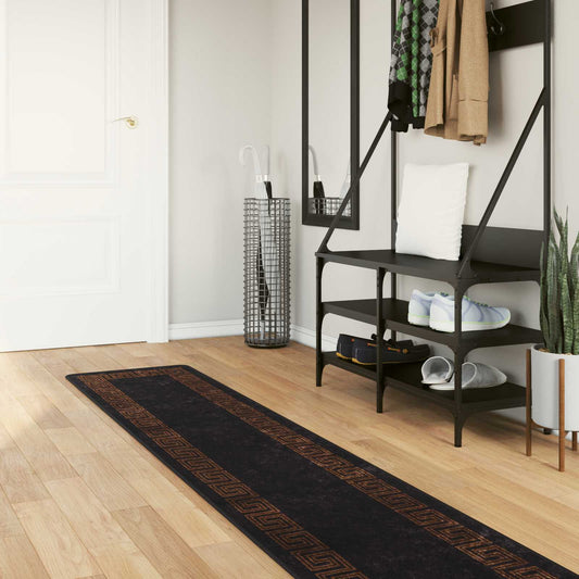 Vloerkleedloper MARSA Zwart 50 x 300 cm Polyester en PVC is nu te koop bij PeponiXL, paradijselijk wonen!