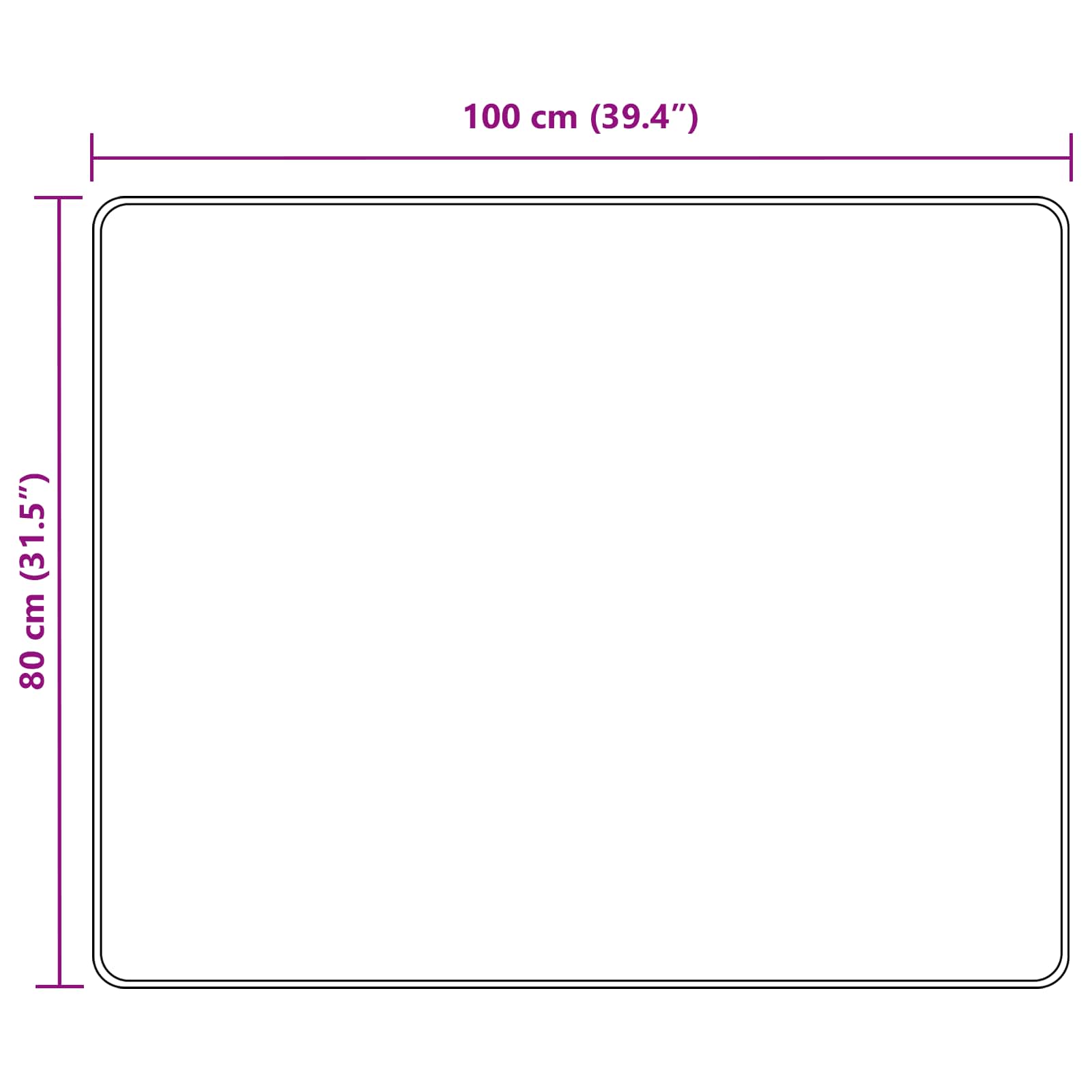 Vloerkleedloper MARSA Zwart 80 x 100 cm Polyester en PVC is nu te koop bij PeponiXL, paradijselijk wonen!