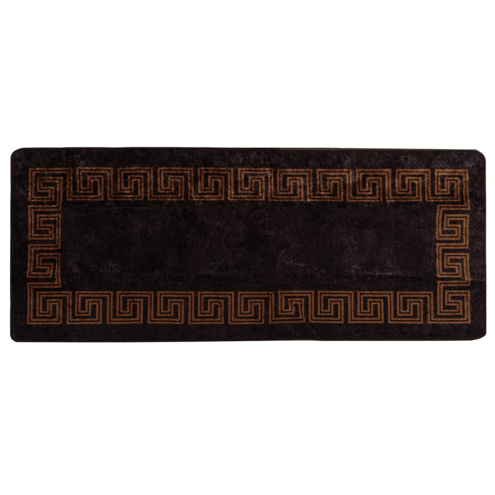 Vloerkleedloper MARSA Zwart 80 x 200 cm Polyester en PVC is nu te koop bij PeponiXL, paradijselijk wonen!