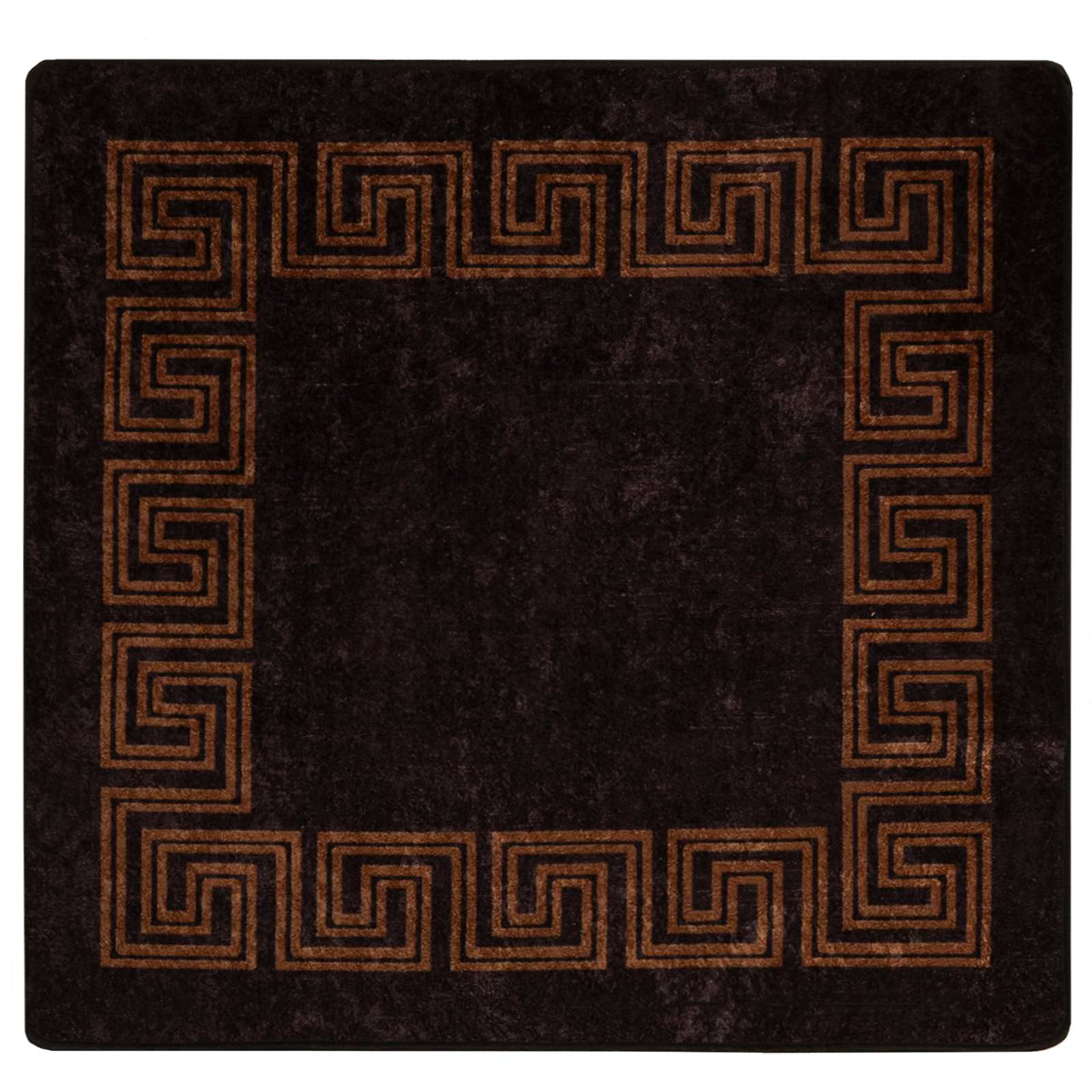 Vloerkleedloper MARSA Zwart 100 x 100 cm Polyester en PVC is nu te koop bij PeponiXL, paradijselijk wonen!