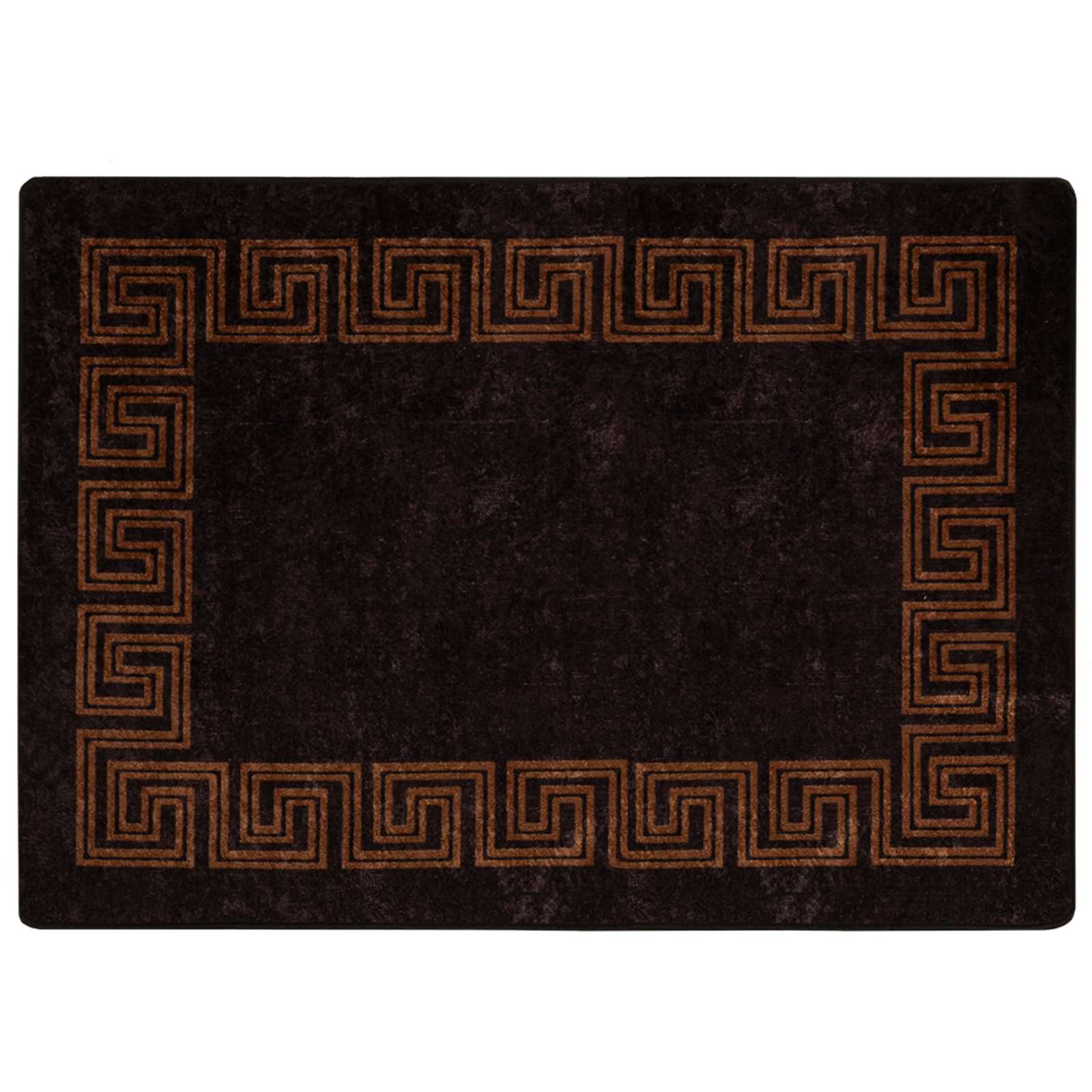 Vloerkleedloper MARSA Zwart 100 x 150 cm Polyester en PVC is nu te koop bij PeponiXL, paradijselijk wonen!