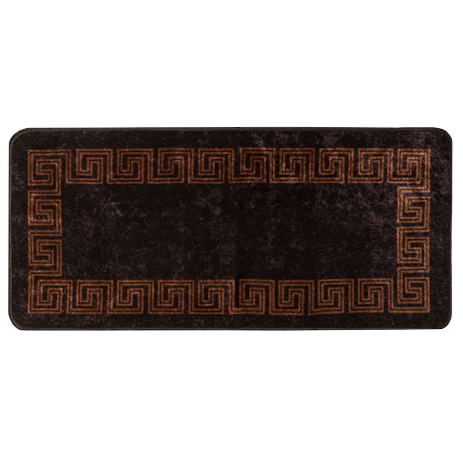 Vloerkleedloper MARSA Zwart 100 x 200 cm Polyester en PVC is nu te koop bij PeponiXL, paradijselijk wonen!