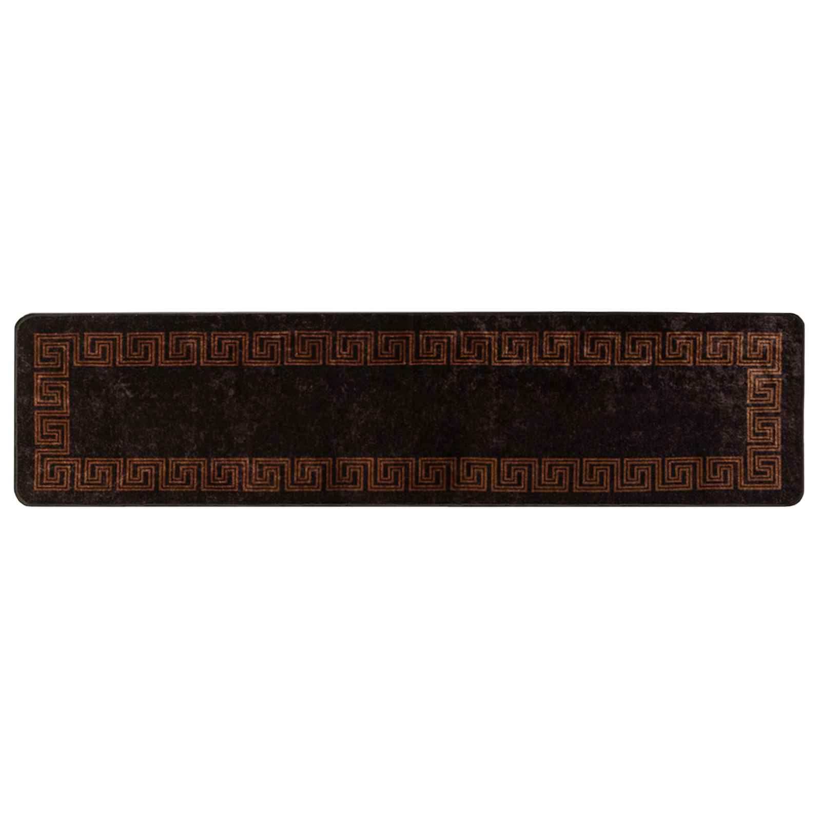 Vloerkleedloper MARSA Zwart 100 x 450 cm Polyester en PVC is nu te koop bij PeponiXL, paradijselijk wonen!