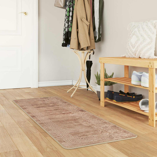 Vloerkleedloper MARSA Wit 50 x 200 cm Polyester en PVC is nu te koop bij PeponiXL, paradijselijk wonen!