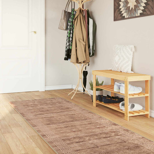 Vloerkleedloper MARSA Wit 100 x 400 cm Polyester en PVC is nu te koop bij PeponiXL, paradijselijk wonen!