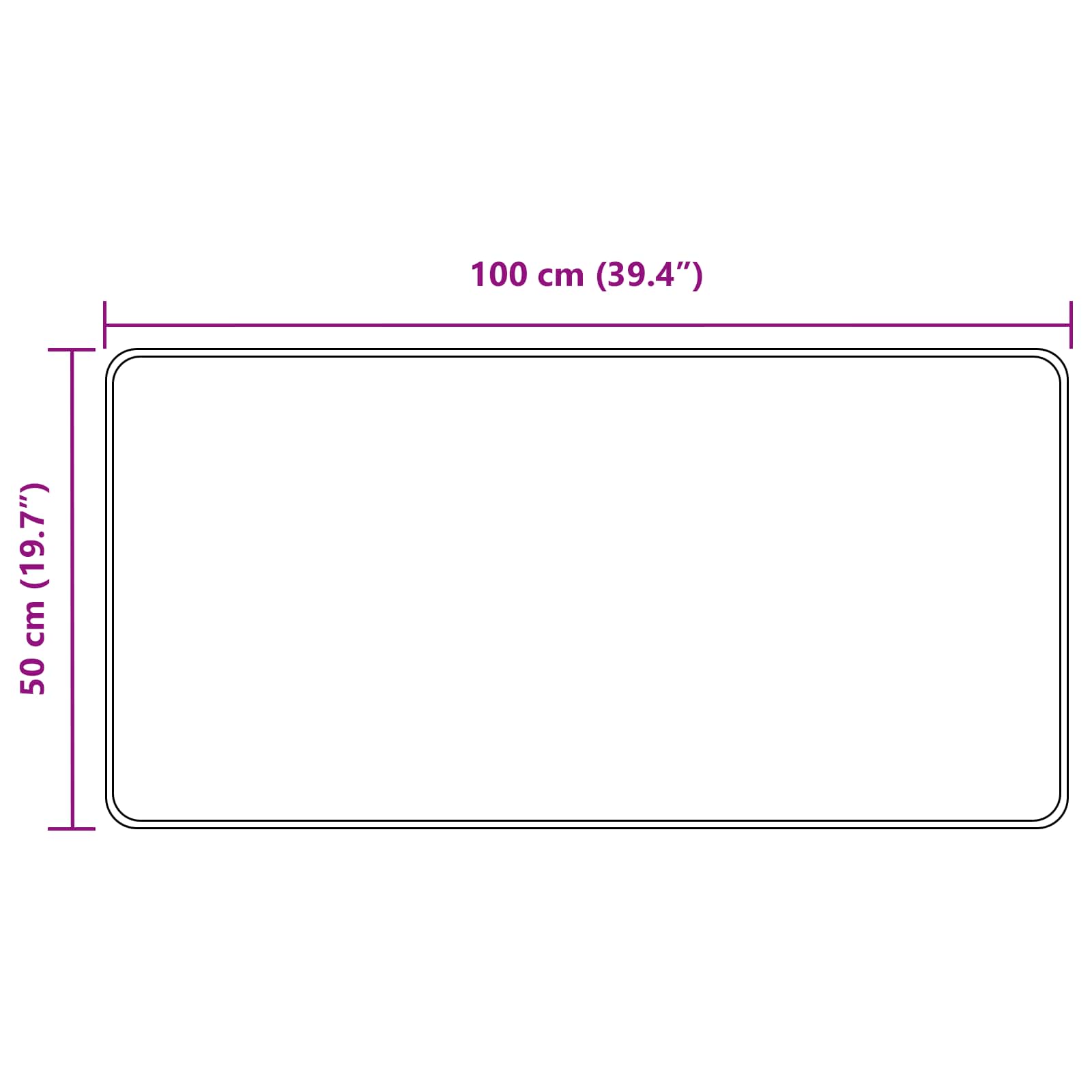 Vloerkleedloper MARSA Zwart 50 x 100 cm Polyester en PVC is nu te koop bij PeponiXL, paradijselijk wonen!