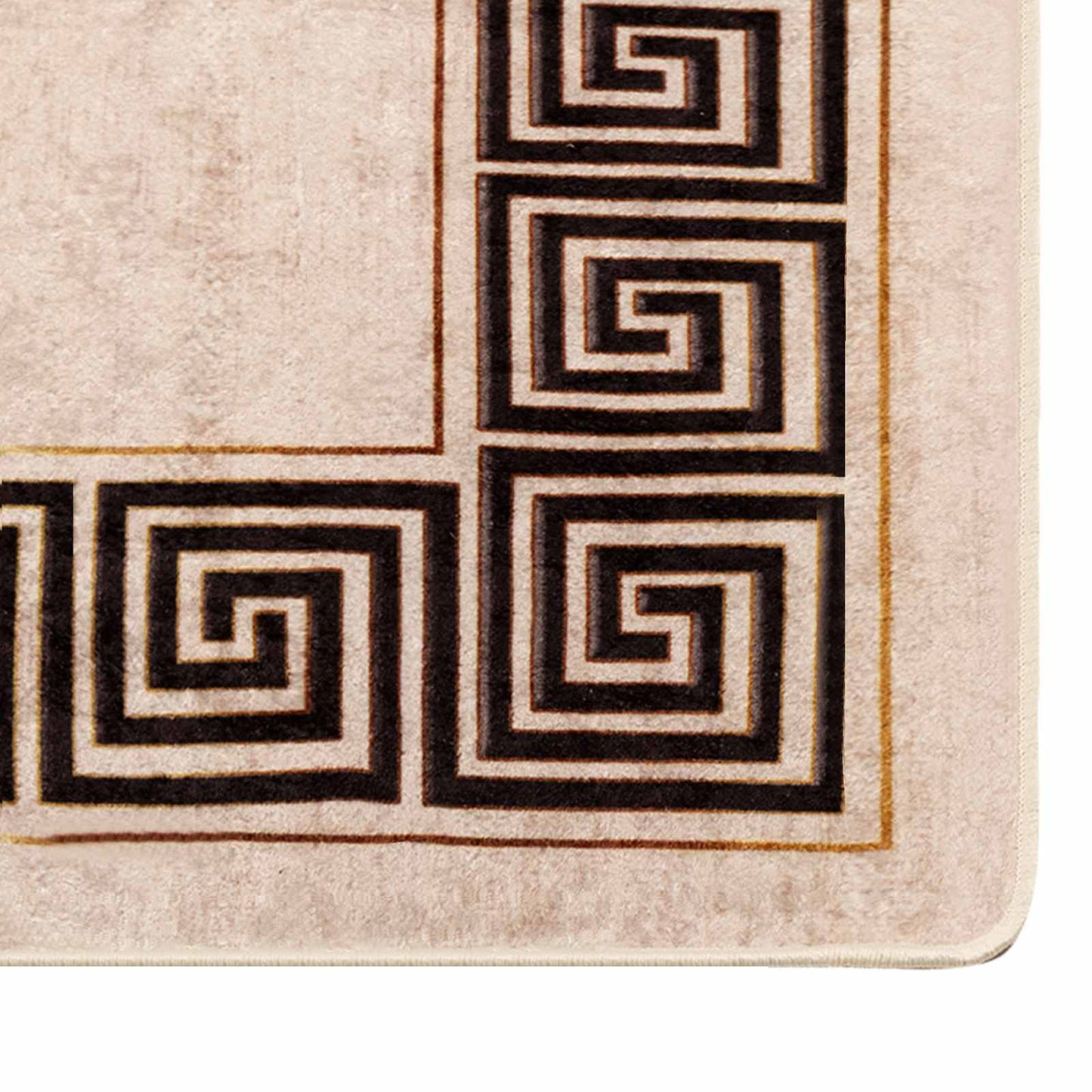 Vloerkleedloper MARSA Zwart 50 x 200 cm Polyester en PVC is nu te koop bij PeponiXL, paradijselijk wonen!