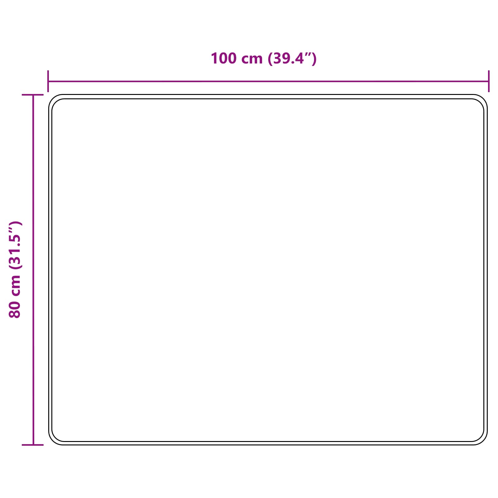 Vloerkleedloper MARSA Zwart 80 x 100 cm Polyester en PVC is nu te koop bij PeponiXL, paradijselijk wonen!