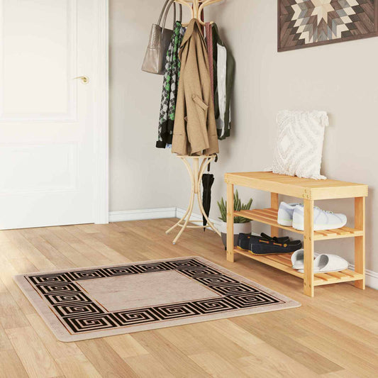 Vloerkleedloper MARSA Zwart 100 x 100 cm Polyester en PVC is nu te koop bij PeponiXL, paradijselijk wonen!
