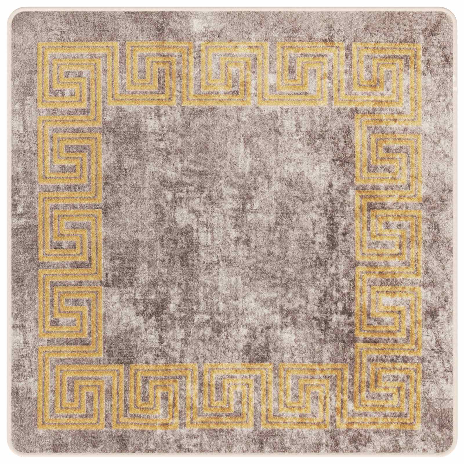 Vloerkleedloper MARSA Grijs 100 x 100 cm Polyester en PVC is nu te koop bij PeponiXL, paradijselijk wonen!