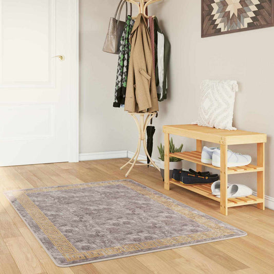 Vloerkleedloper MARSA Grijs 100 x 150 cm Polyester en PVC is nu te koop bij PeponiXL, paradijselijk wonen!