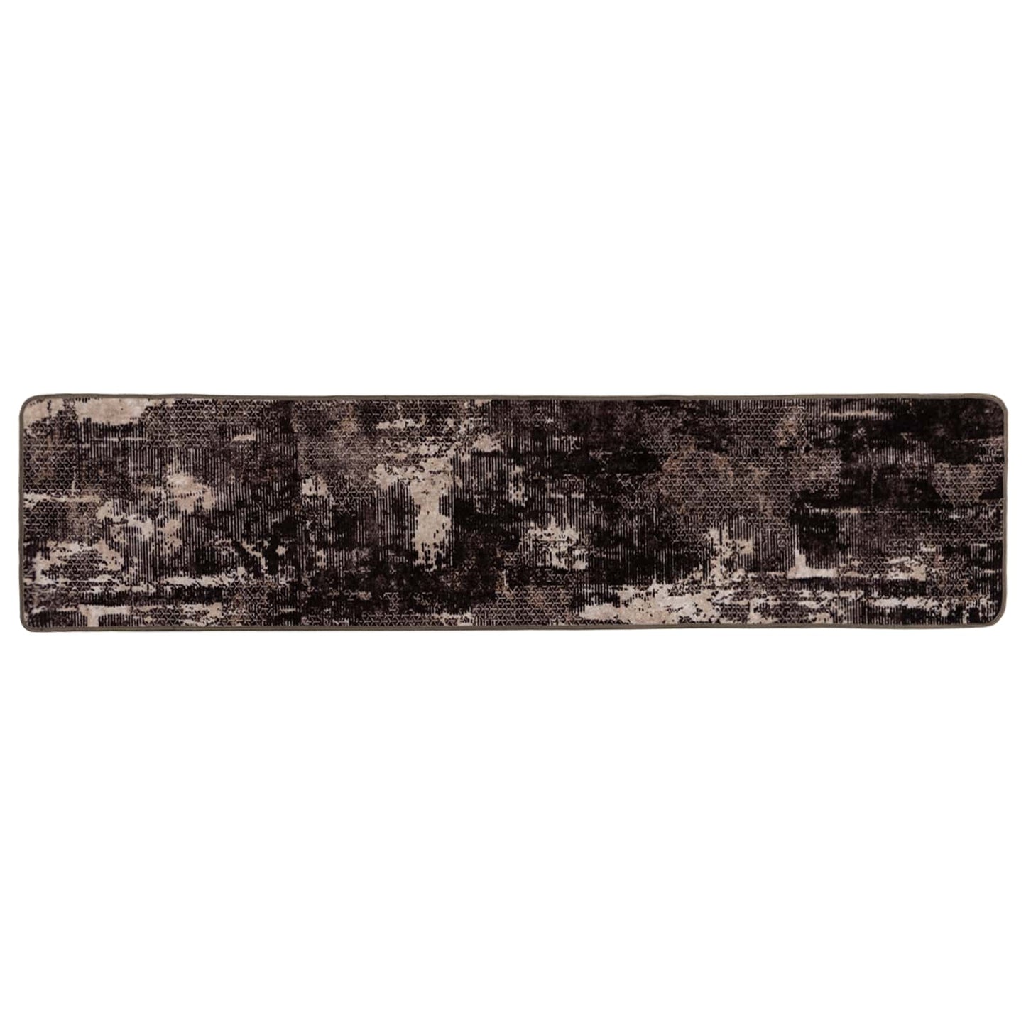 Vloerkleedloper MARSA Zwart 50 x 100 cm Polyester en PVC is nu te koop bij PeponiXL, paradijselijk wonen!