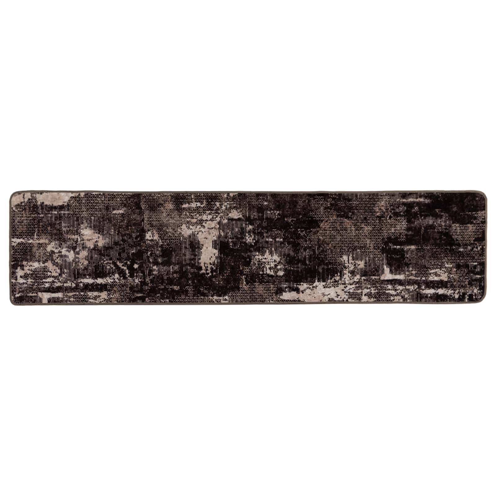 Vloerkleedloper MARSA Zwart 50 x 100 cm Polyester en PVC is nu te koop bij PeponiXL, paradijselijk wonen!
