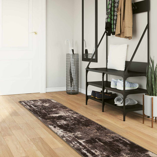 Vloerkleedloper MARSA Zwart 50 x 300 cm Polyester en PVC is nu te koop bij PeponiXL, paradijselijk wonen!