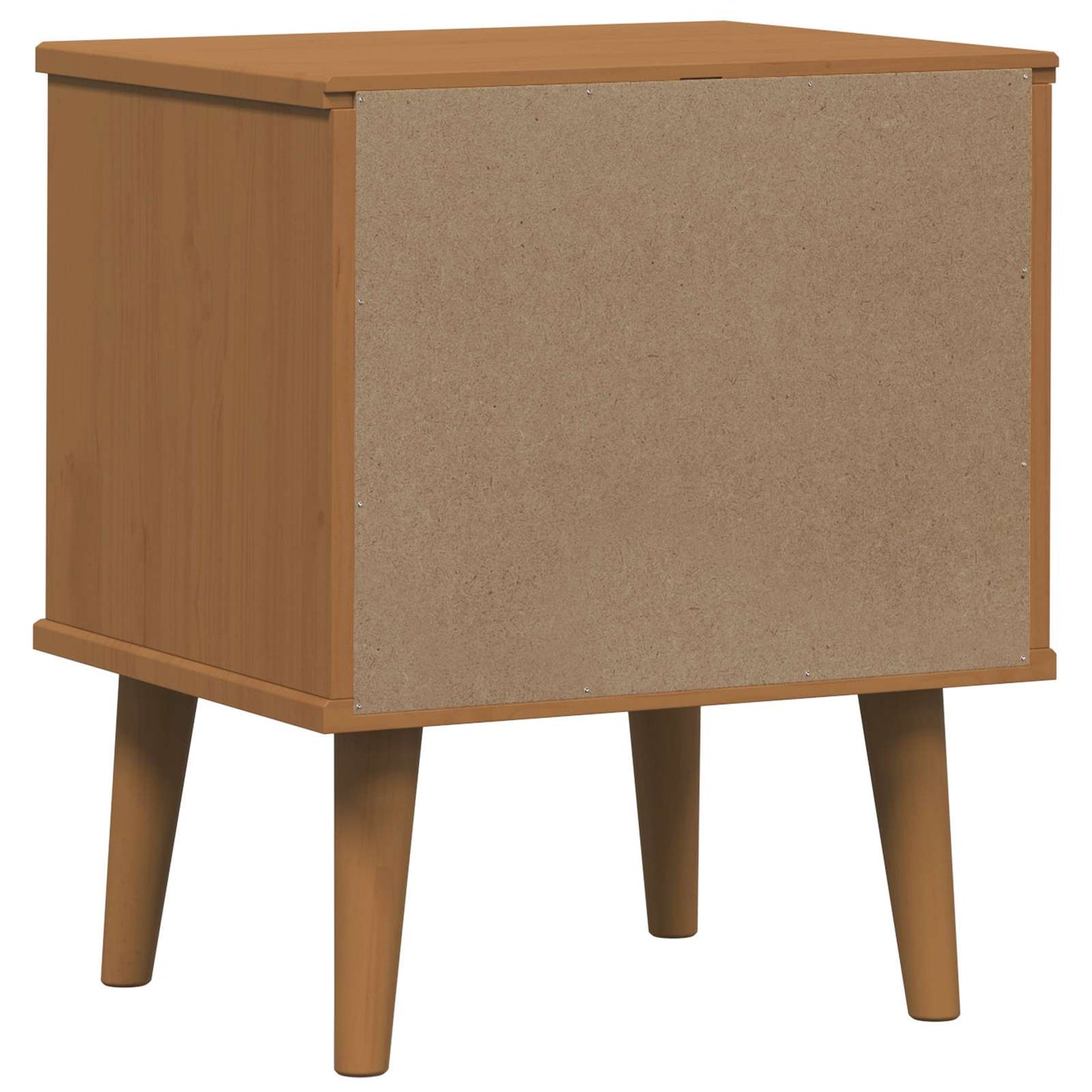 Nachtkastje met lade Caramel 40 x 35 x 48 cm Massief grenenhout is nu te koop bij PeponiXL, paradijselijk wonen!
