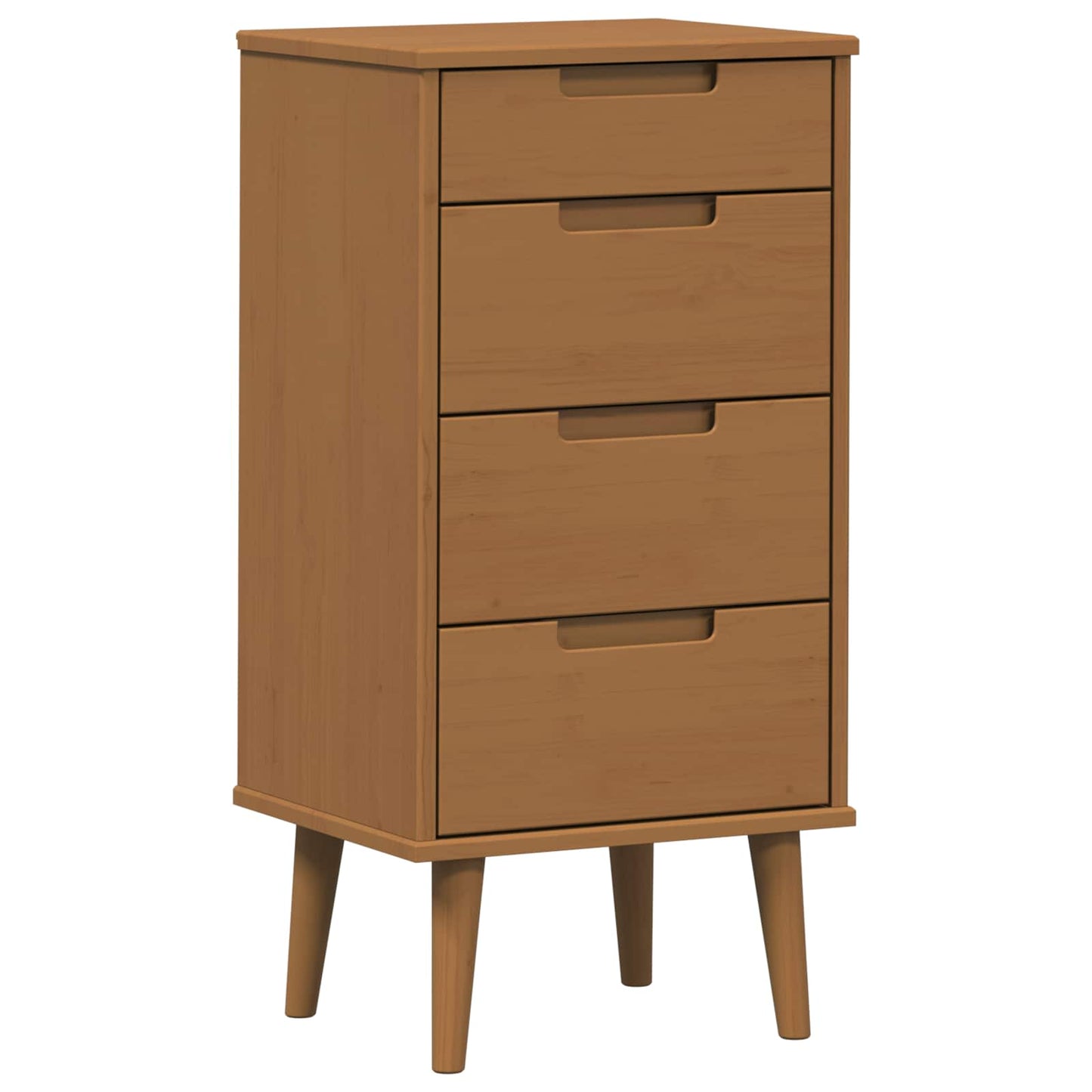 Ladekast MOLDE Caramel 40 x 35 x 82 cm Massief grenenhout