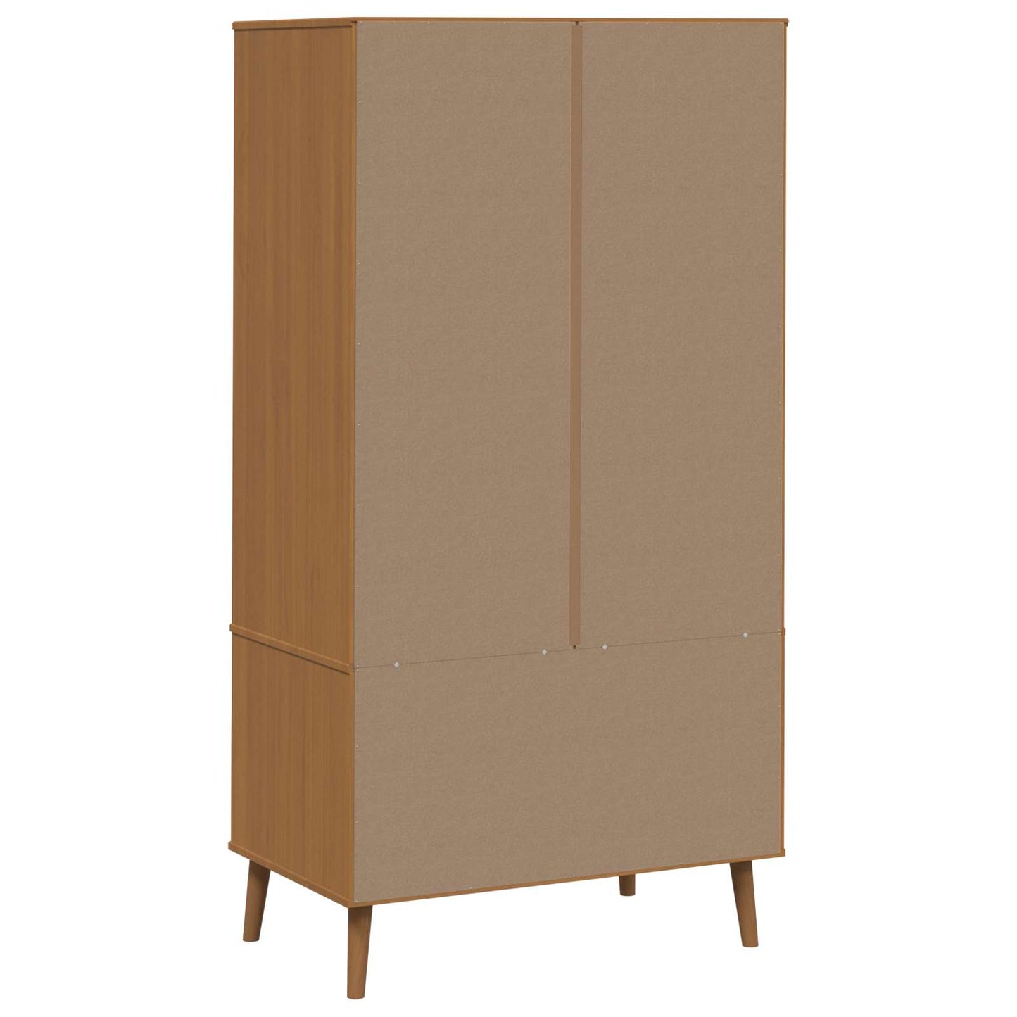 Kledingkast MOLDE Caramel 90 x 55 x 175 cm Massief grenenhout is nu te koop bij PeponiXL, paradijselijk wonen!