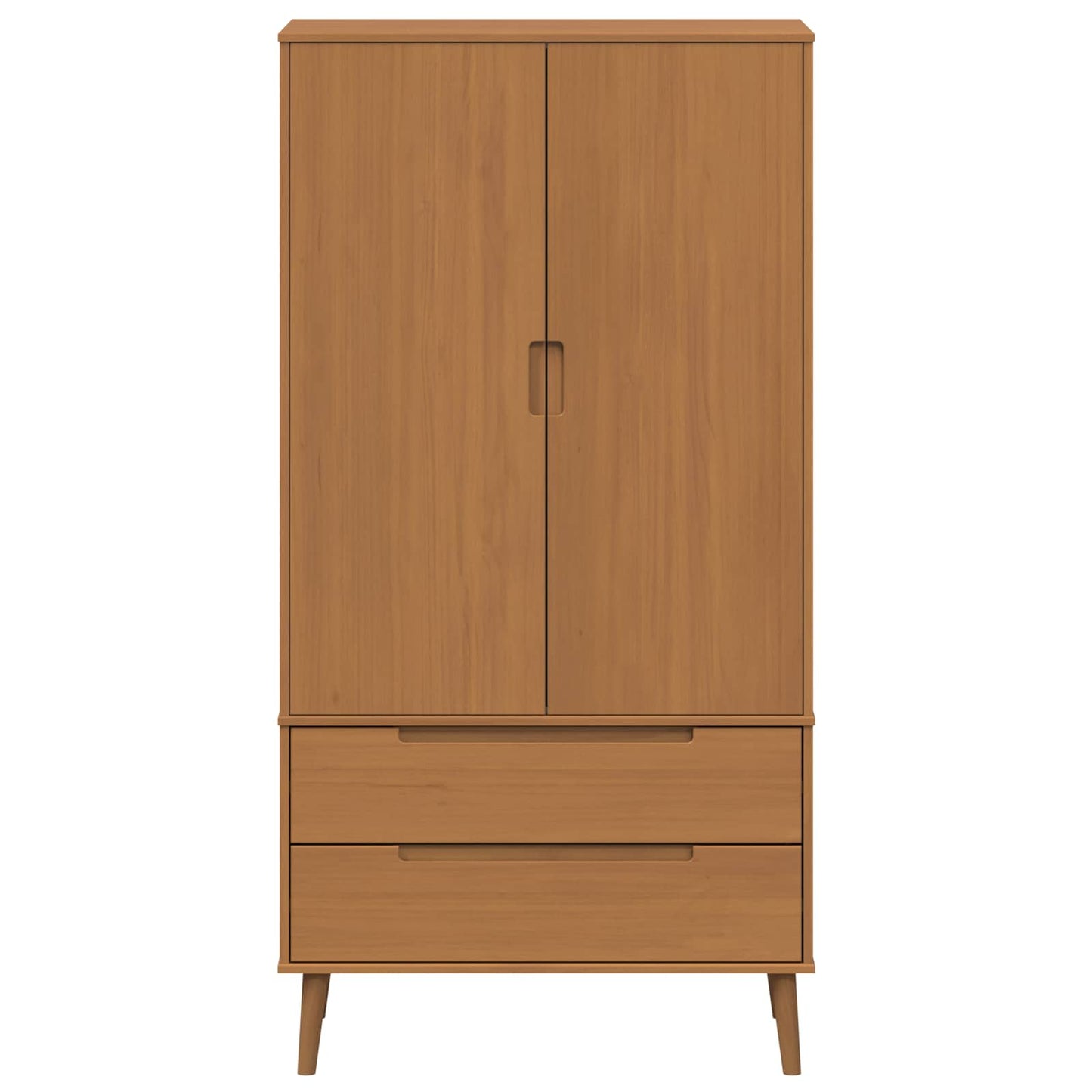 Kledingkast MOLDE Caramel 90 x 55 x 175 cm Massief grenenhout is nu te koop bij PeponiXL, paradijselijk wonen!