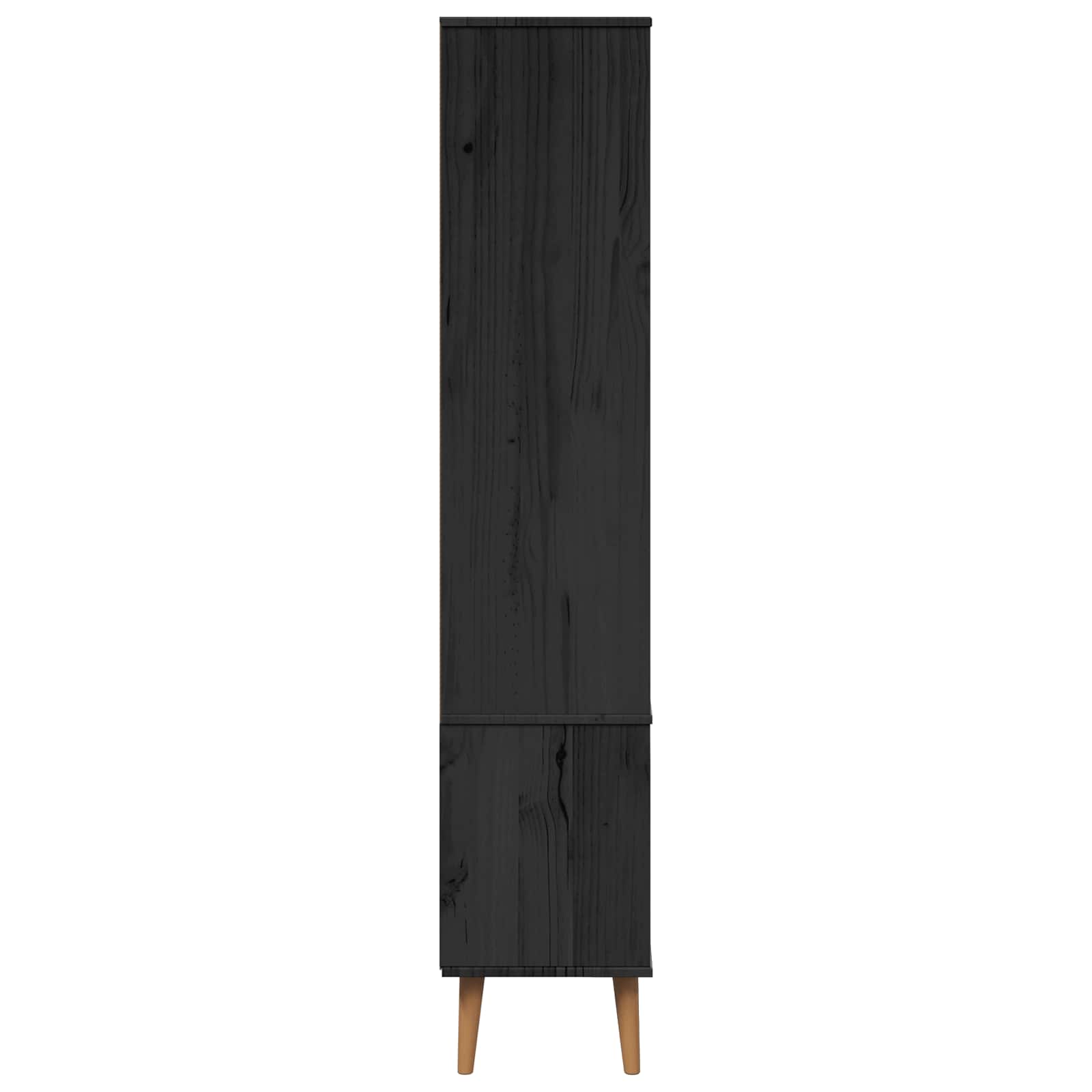 Glazen Display Kast Zwart 90 x 35 x 175 cm is nu te koop bij PeponiXL, paradijselijk wonen!