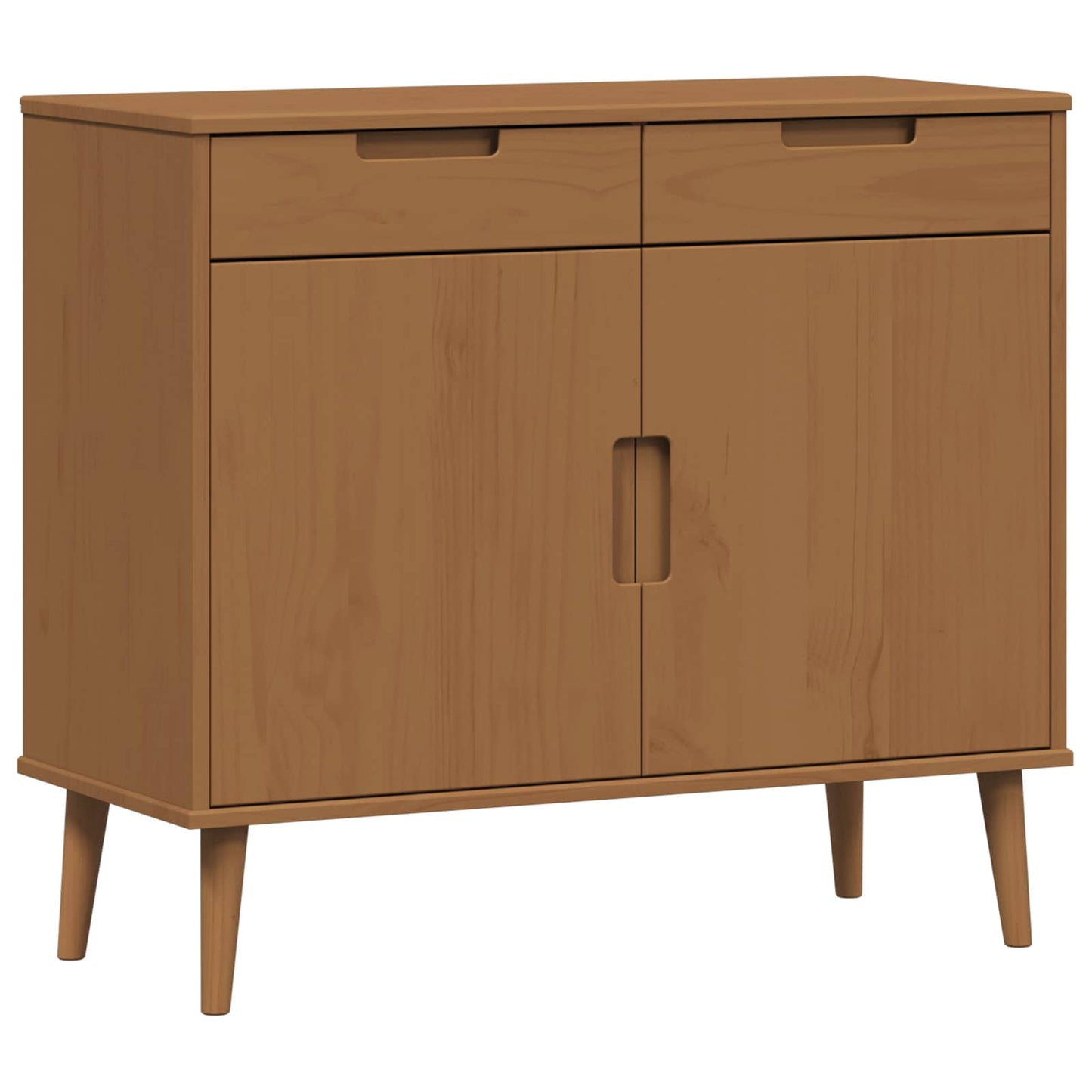 Dressoir MOLDE Caramel 90 x 40 x 80 cm is nu te koop bij PeponiXL, paradijselijk wonen!