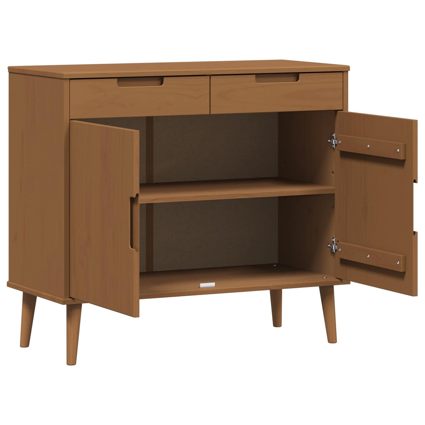 Dressoir MOLDE Caramel 90 x 40 x 80 cm is nu te koop bij PeponiXL, paradijselijk wonen!