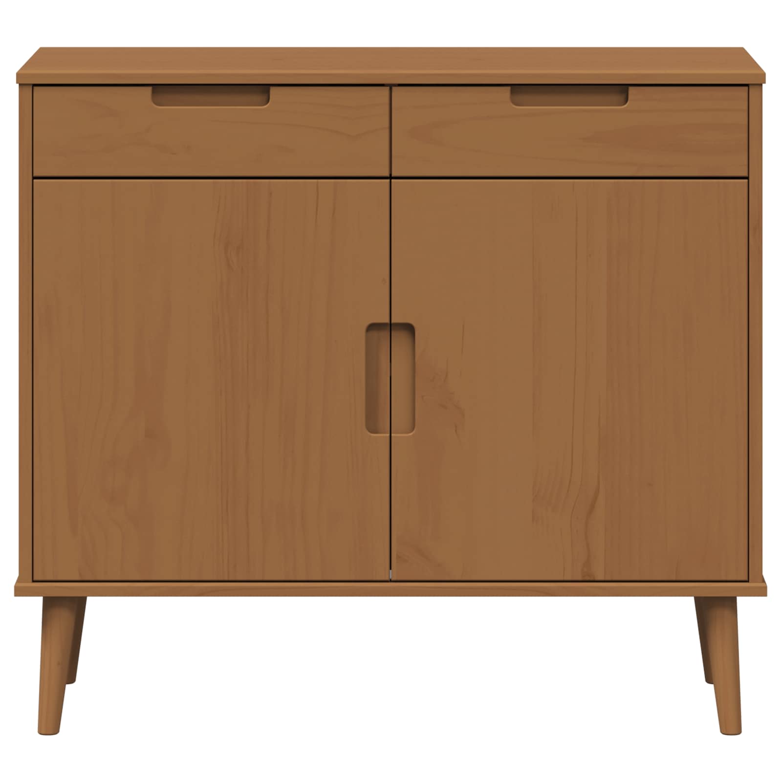 Dressoir MOLDE Caramel 90 x 40 x 80 cm is nu te koop bij PeponiXL, paradijselijk wonen!