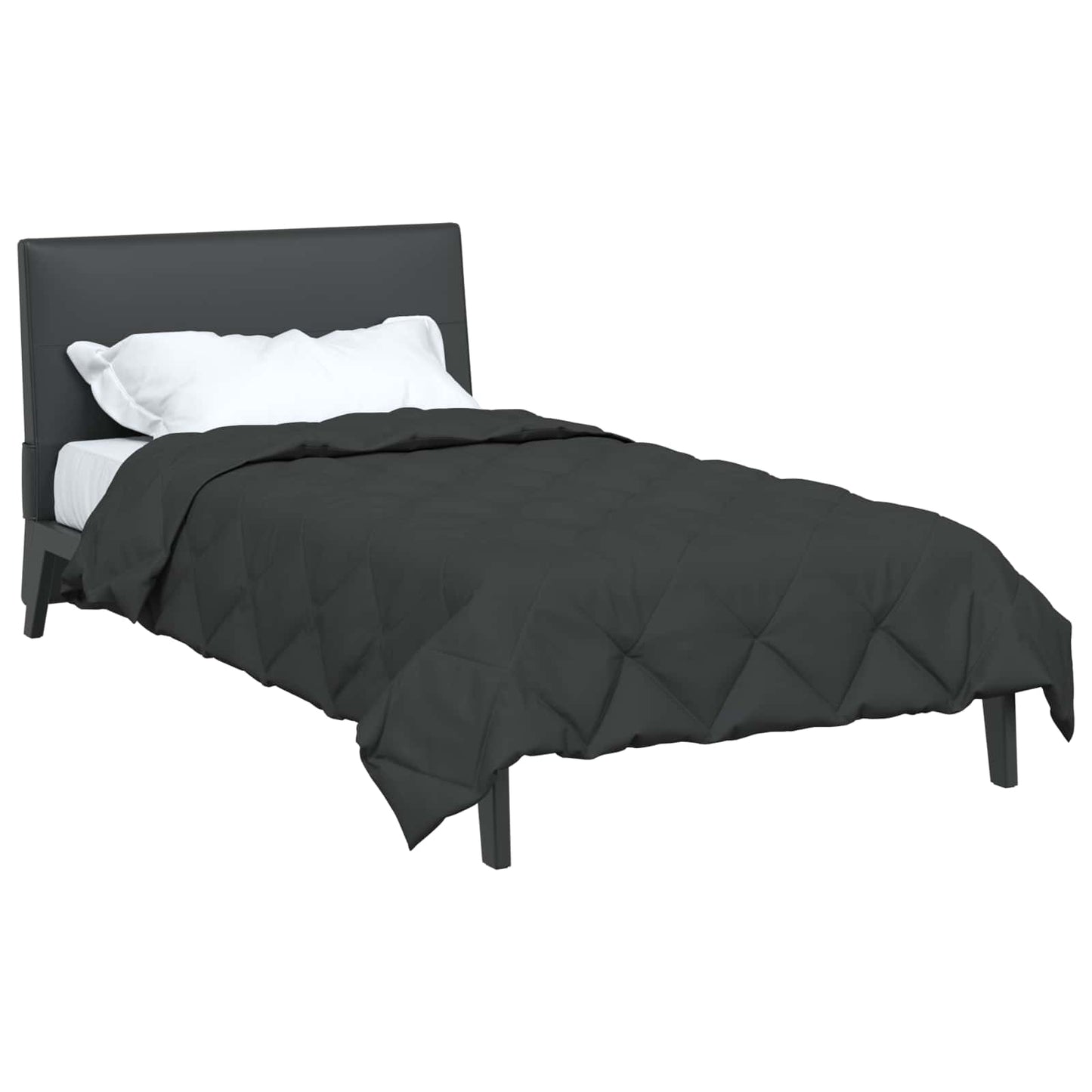 Zomerdekbed Antraciet 200 x 155 cm Microfiber is nu te koop bij PeponiXL, paradijselijk wonen!