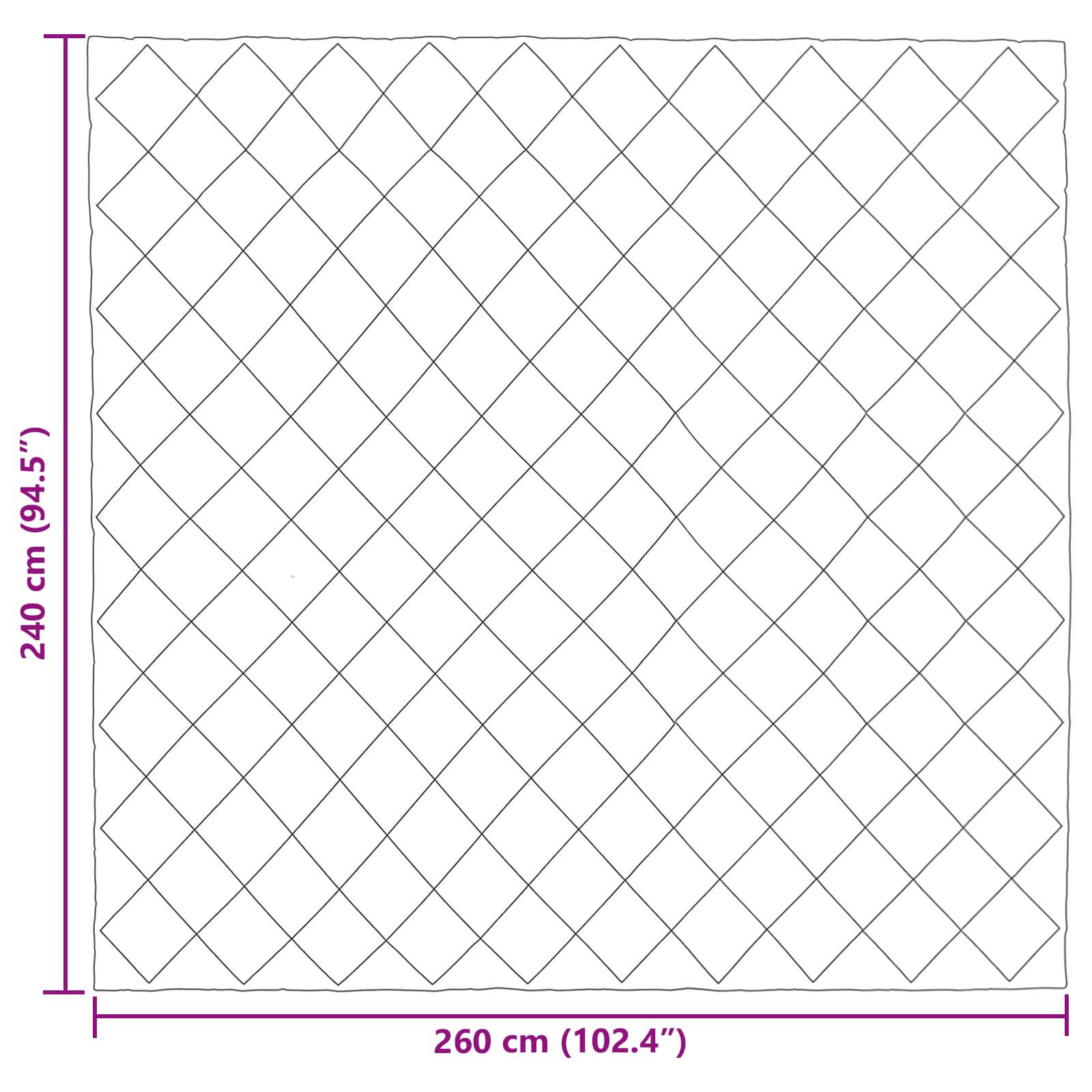 Zomerdekbed Groen 240 x 260 cm Microfiber is nu te koop bij PeponiXL, paradijselijk wonen!
